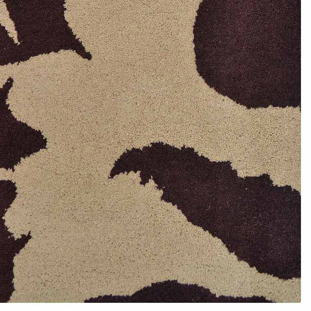 Spider Flower Hand Tufted Rug - Soft Bohemian Area Rug for Living Room, Bedroom & Nursery - Non-Slip Modern Home Decor