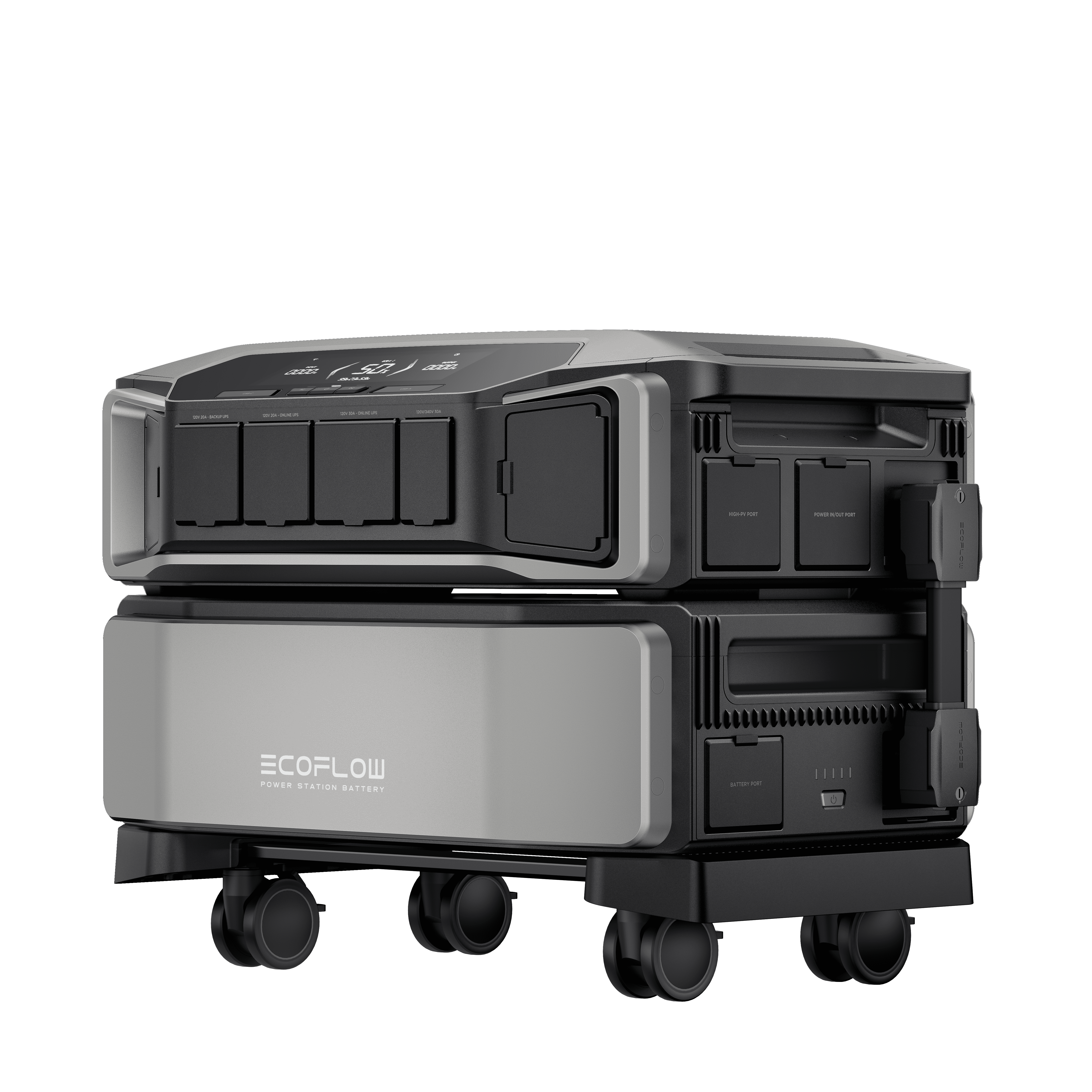 EcoFlow DELTA Pro Ultra Inverter with Double Battery Kits - Portable Solar Power Station for Home Backup, RV Camping & Outdoor Adventures