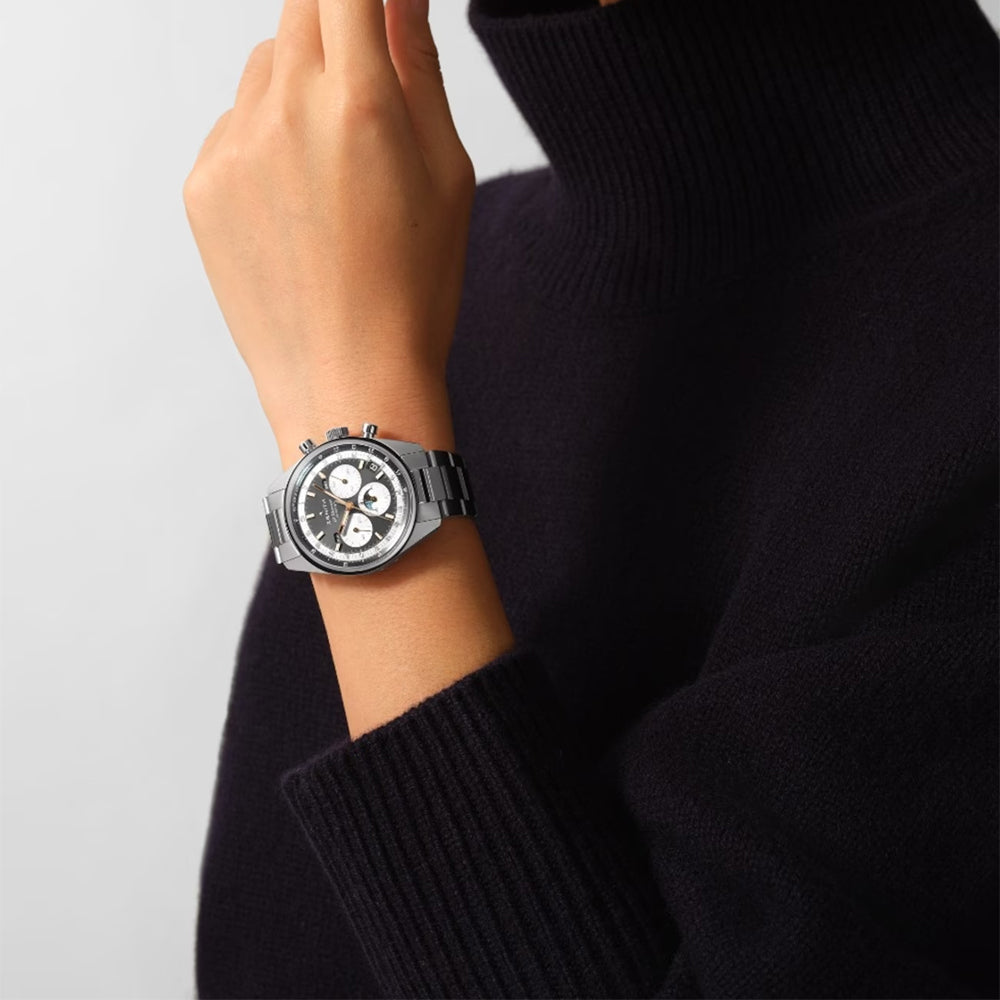Chronomaster Original Triple Calendar 38mm Slate Grey Men's Watch - Luxury Dress Watch for Business & Formal Occasions