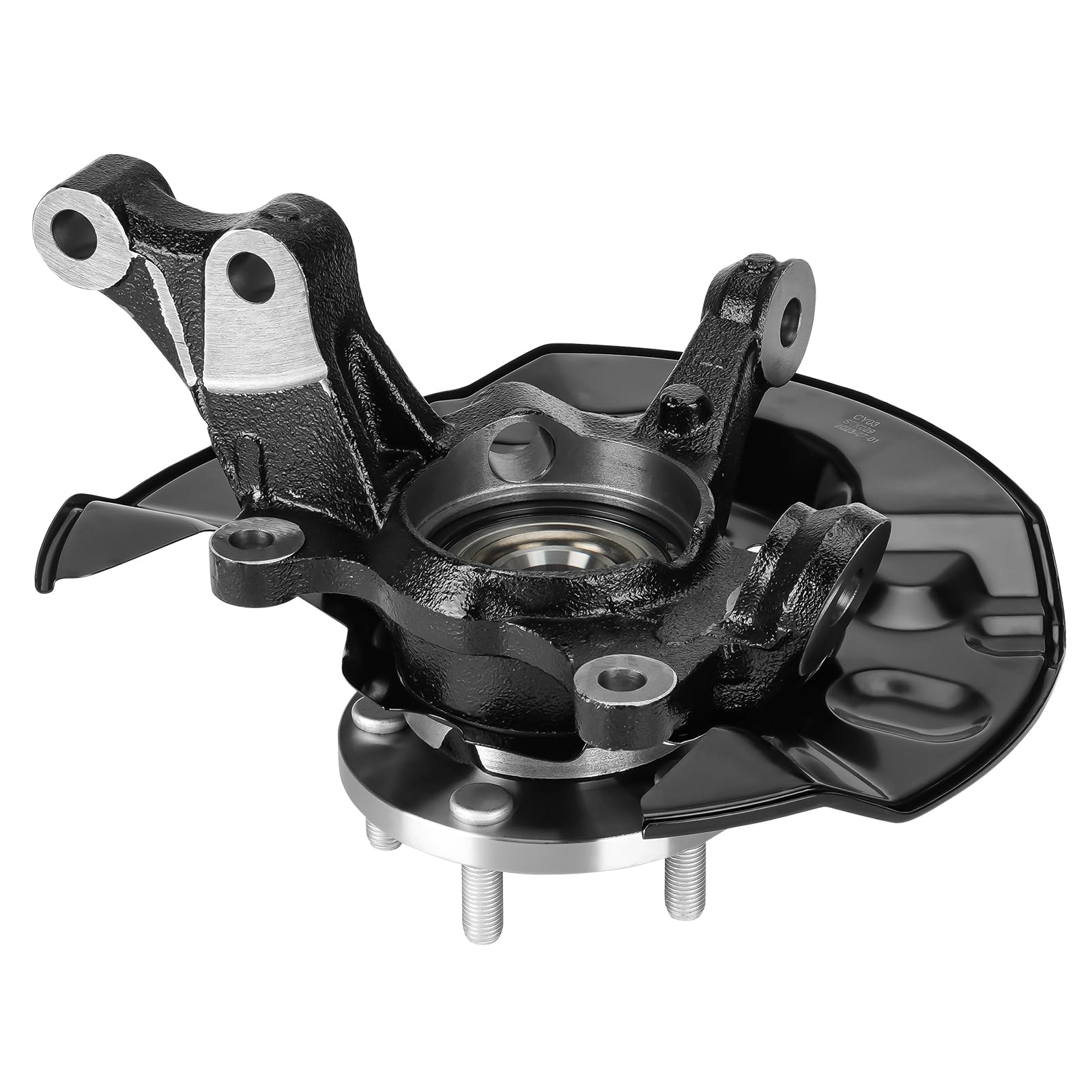 Front Right Steering Knuckle Wheel Hub Assembly for 2003-2008 Toyota Corolla 1.8L - Replacement for #698-388 698388 4321219015 | Perfect for DIY Car Repairs & Suspension Maintenance