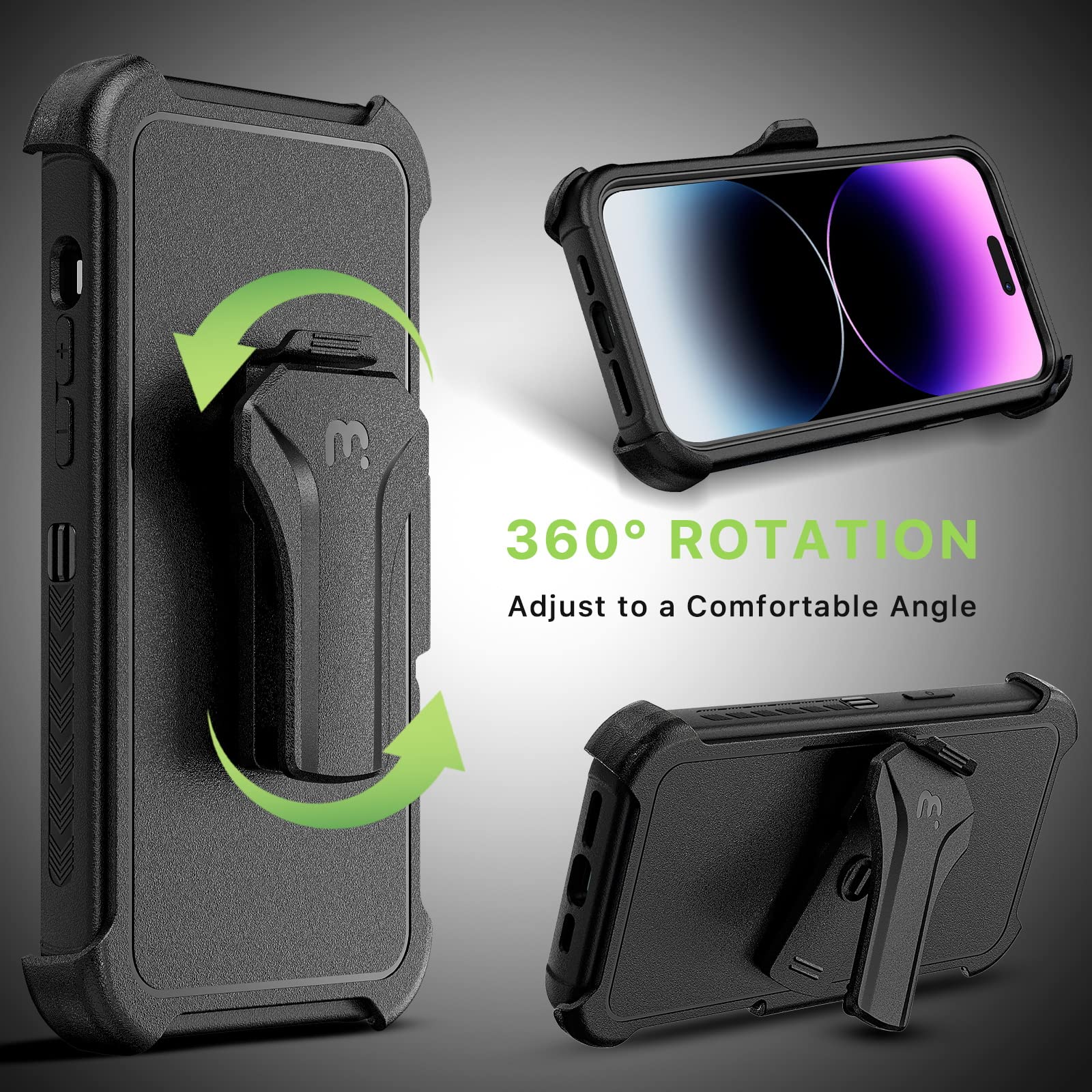 Shockproof Heavy Duty Military Grade iPhone 14 Pro Case (6.1