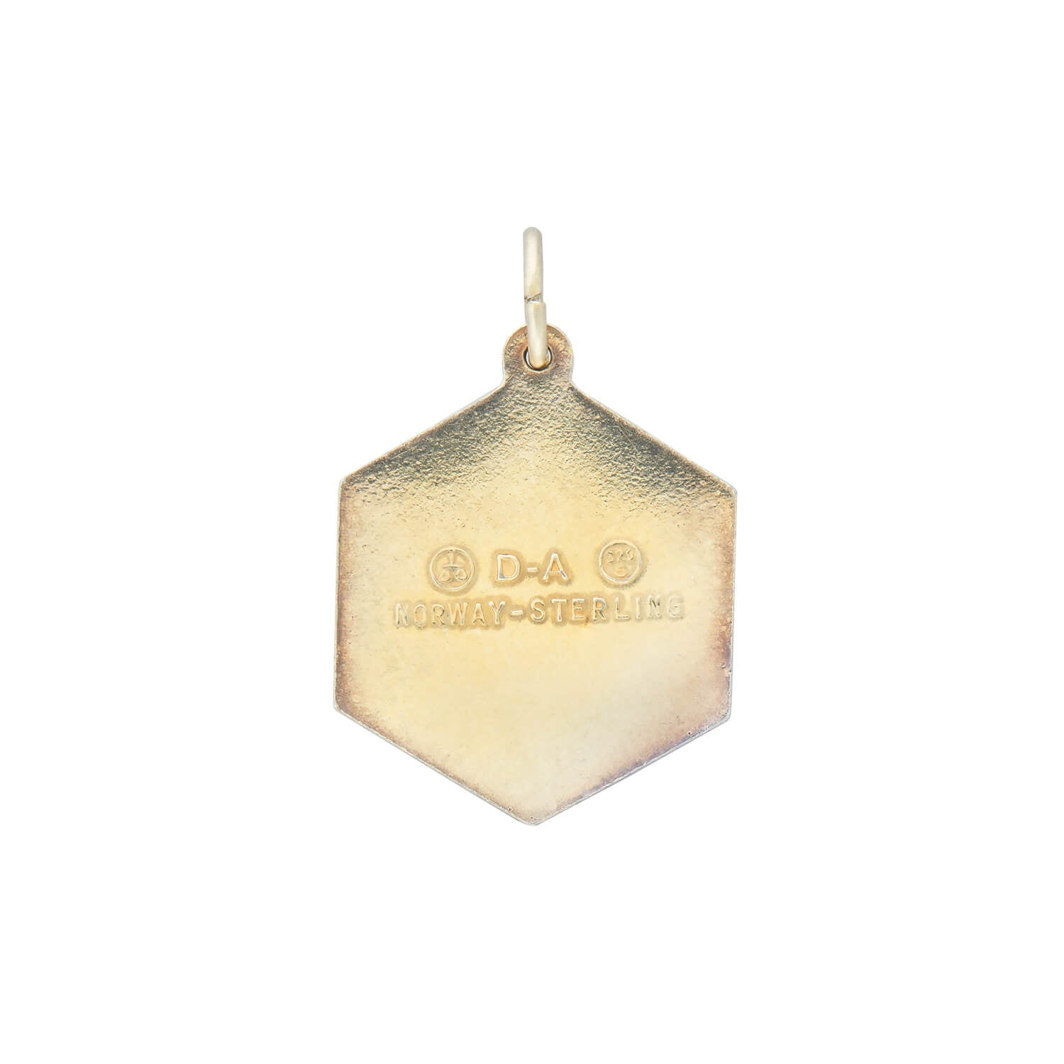 Vintage Sterling Silver Gilt & Enamel Aries Zodiac Pendant Necklace - Perfect for Astrology Lovers, Birthday Gifts & Spiritual Jewelry Collection