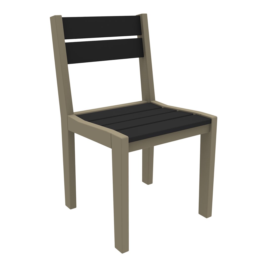 Stylish Coastline Cafe Dining Chair - Modern Wooden Bistro Chair for Kitchen, Restaurant & Patio - Perfect for Home, Cafe & Outdoor Dining