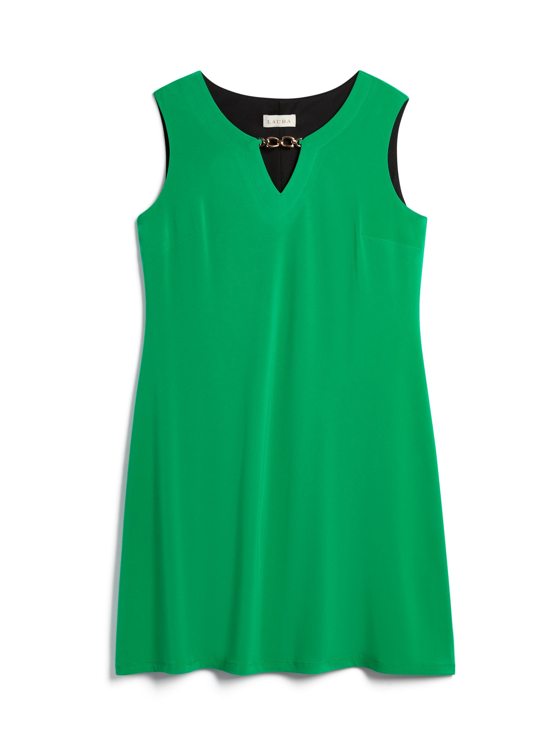 Elegant Chain Detail Sleeveless Dress for Women - Summer Party & Cocktail Evening Wear