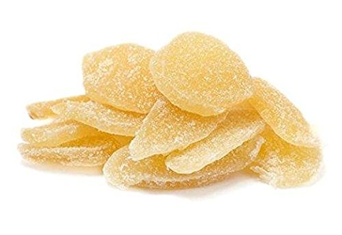 Premium Dried Crystallized Ginger Slices - Natural Sweet & Spicy Candy - Resealable 2lb Bag - Perfect for Baking, Tea, Snacking & Gift Giving