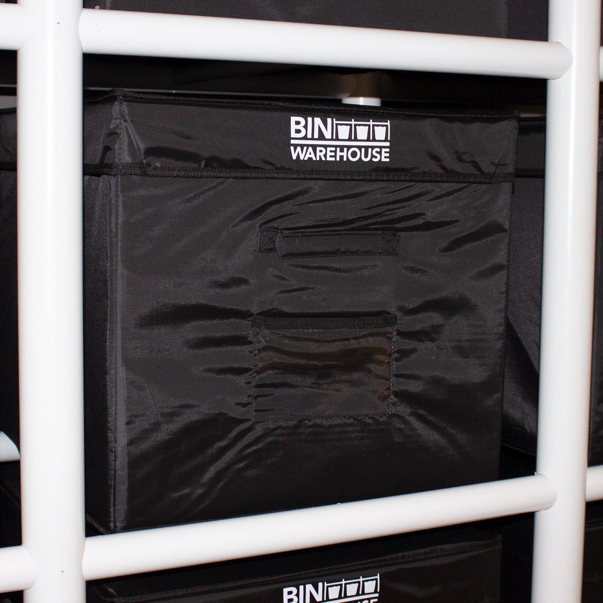 Foldable 32 Gallon Black Tote Bags 4-Pack - Heavy Duty Storage Bins for Organizing, Laundry, Moving & Camping