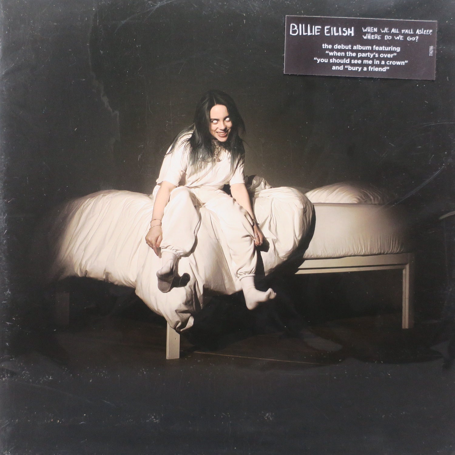 Billie Eilish 'When We All Fall Asleep, Where Do We Go?' Limited Edition Yellow Vinyl LP Record - Perfect for Music Collectors & Vinyl Enthusiasts, Great Gift for Birthday or Christmas
