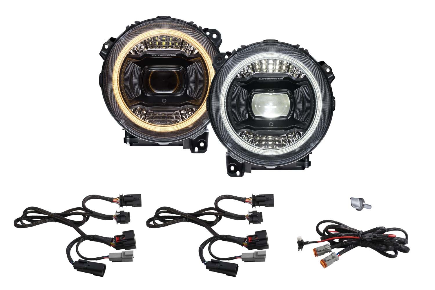 Premium LED Headlight Kit for 2018-2025 Jeep Wrangler JL - Bright Off-Road Lighting for Night Driving & Adventure