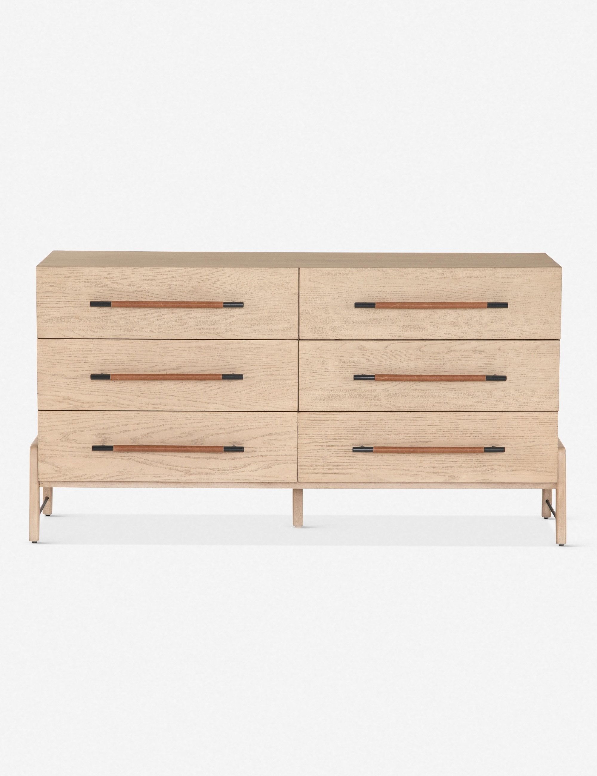 Avalon Wide 6-Drawer Dresser - Modern Wooden Chest of Drawers for Bedroom Storage & Organization | Perfect for Master Bedroom, Guest Room, or Nursery