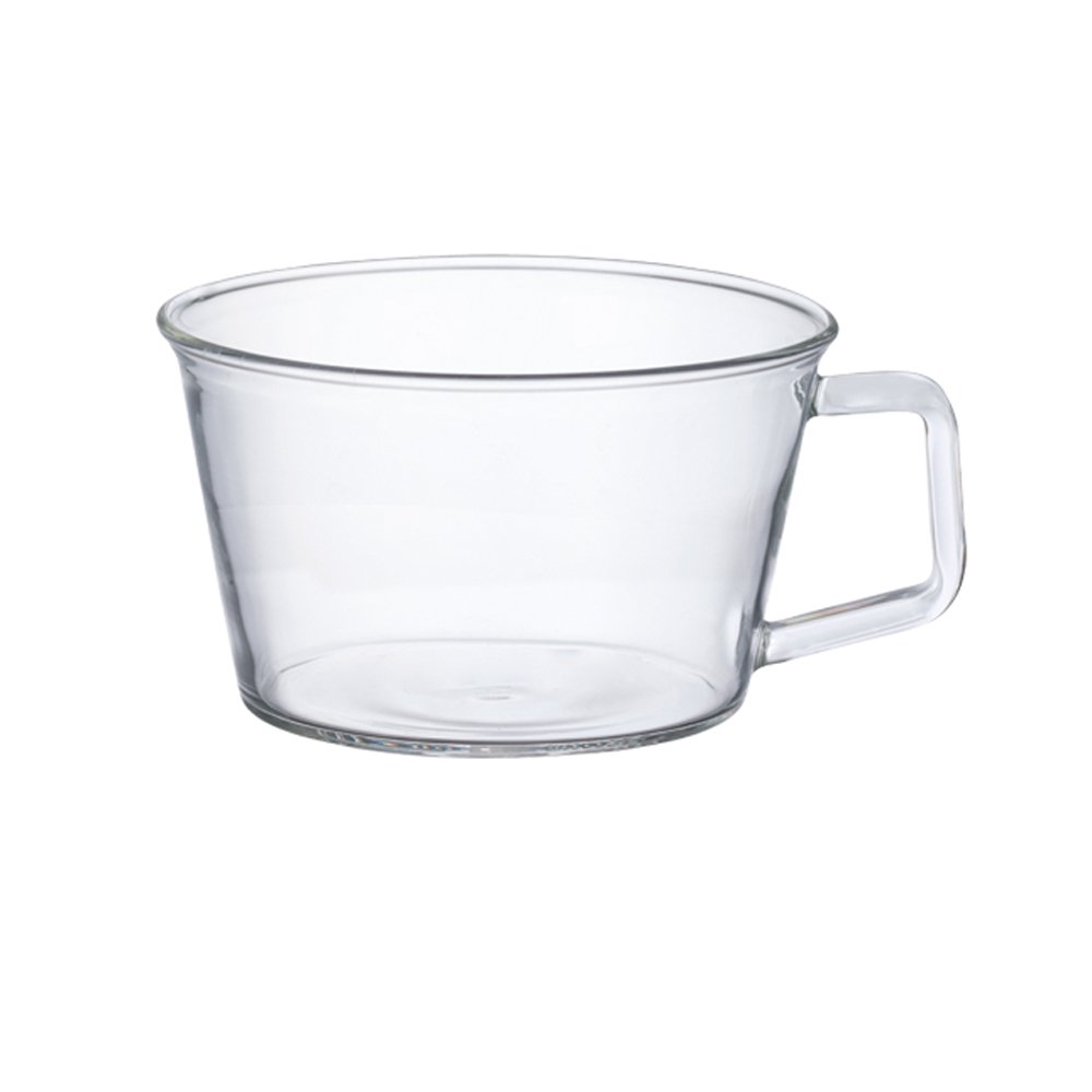 **KINTO CAST 8438 Heat-Resistant Glass Soup Cup – 14.2 fl oz (420 ml) – Microwave & Dishwasher Safe – Perfect for Soups, Stews & Hot Beverages**