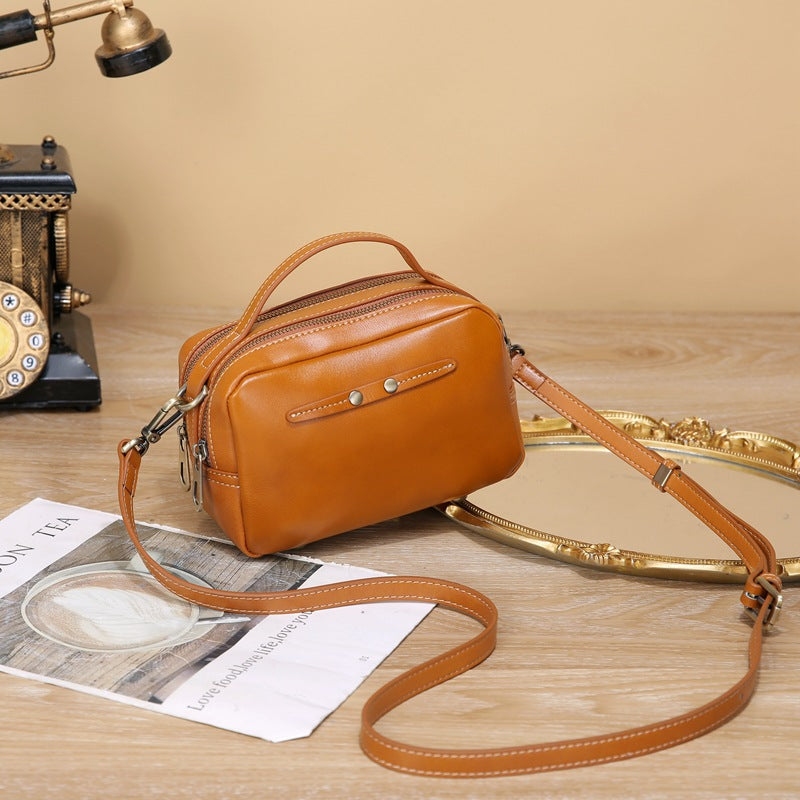 Compact Zip Crossbody Bag for Women - Lightweight & Waterproof Small Shoulder Purse - Perfect for Travel, Shopping, and Everyday Use