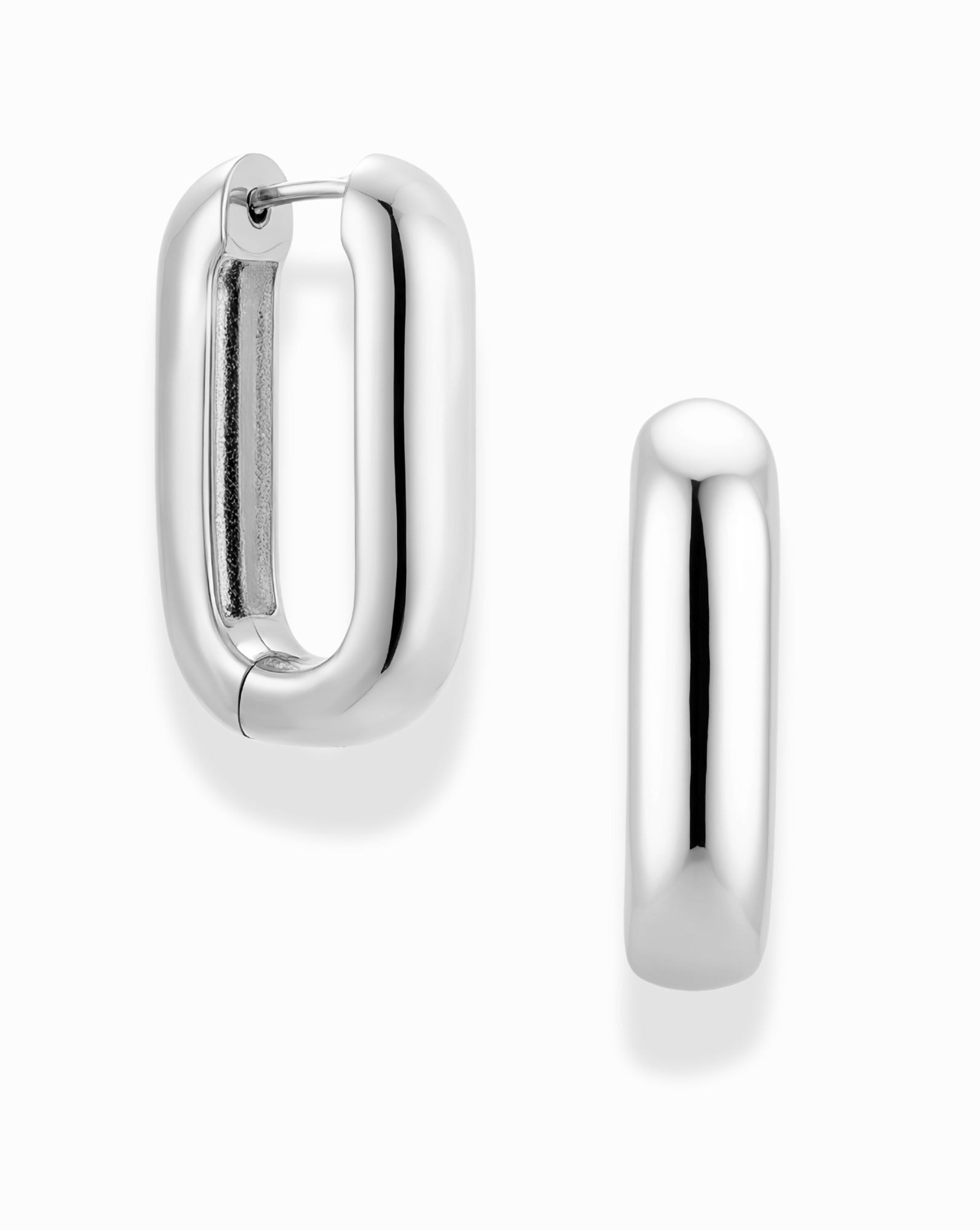 Elly Grande Hoops - 14K Gold Plated Chunky Hoop Earrings for Women | Trendy Statement Jewelry for Parties, Weddings & Everyday Wear