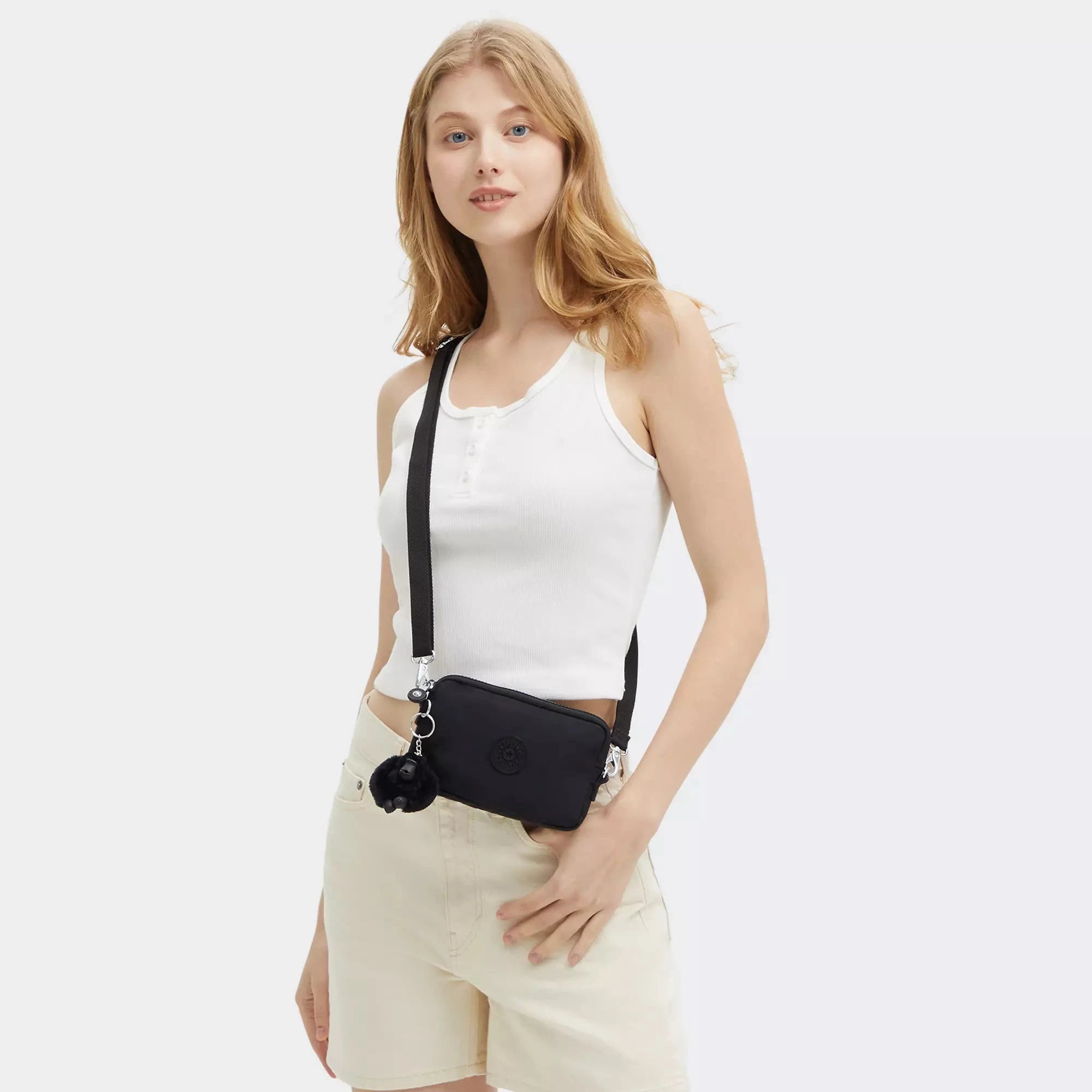 Kipling Limmo Crossbody Bag - Stylish & Lightweight Shoulder Purse for Women, Black Noir - Perfect for Travel, Work & Everyday Use