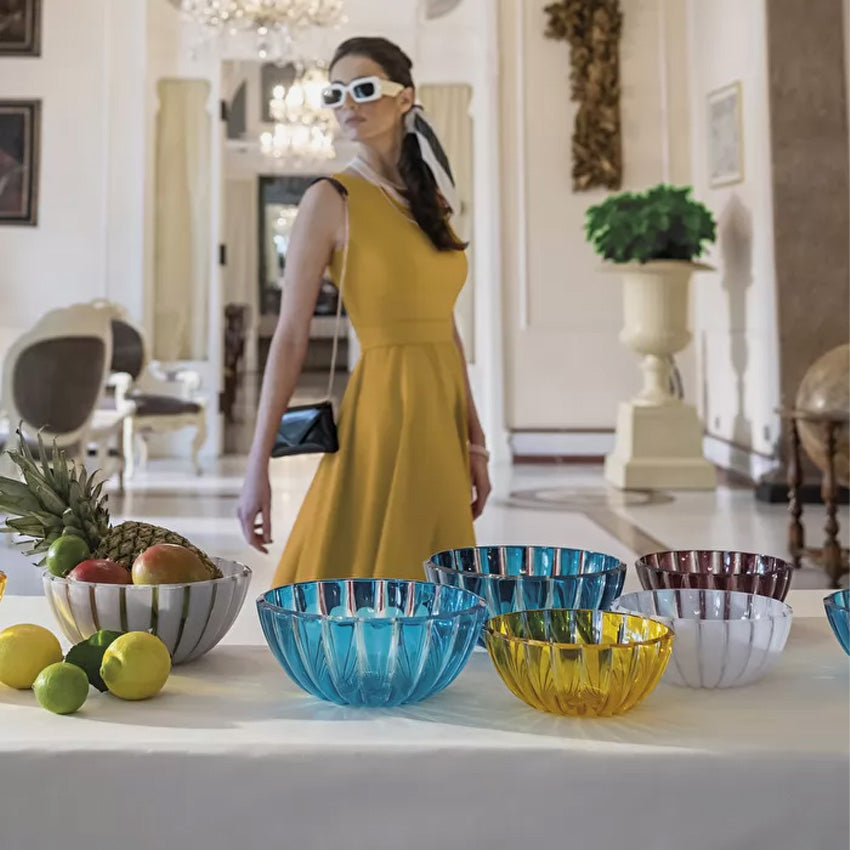 Guzzini Dolcevita Bowl - Elegant Serving Bowl for Pasta, Salad & Desserts | Perfect for Dining & Entertaining