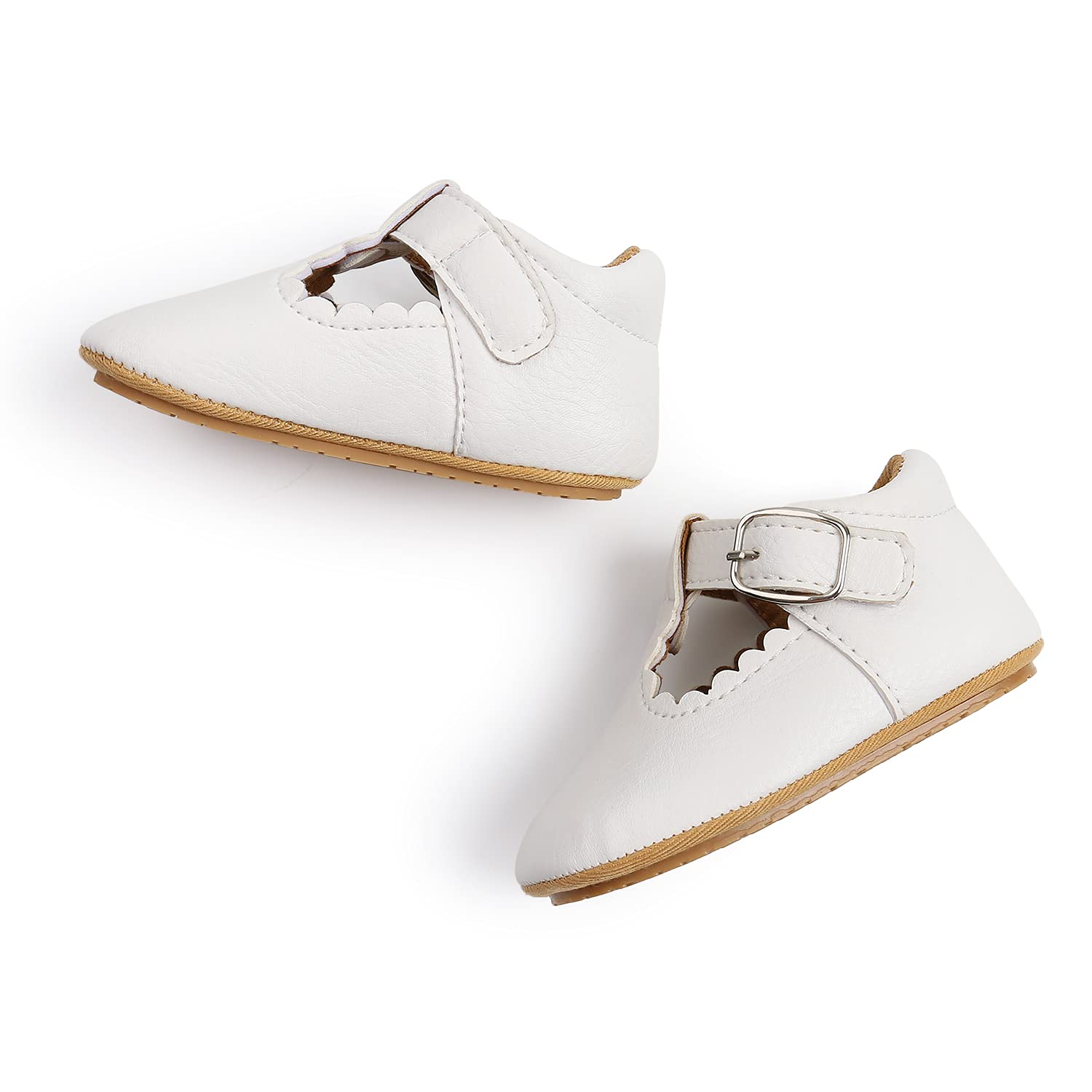 Baby Girl Shoes for Infant & Toddler - Soft Sole Mary Jane Princess Walking Shoes - Prewalkers, Wedding & Dress Shoes - Perfect for First Steps, Special Occasions & Everyday Play