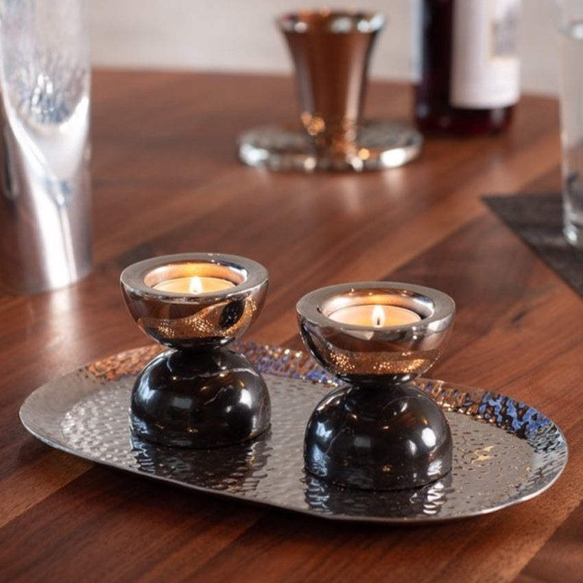 CDMX Design Bruci Balance Candle Holders - Modern Home Decor for Living Room, Bedroom & Dining Table - Perfect for Relaxation, Meditation & Romantic Ambiance
