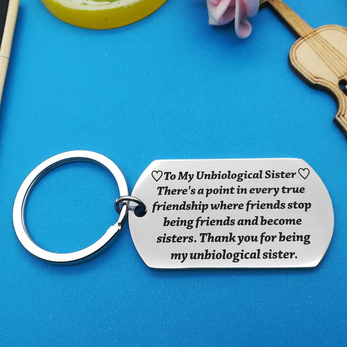 Best Friend Keychain - Thank You Gift for Best Friends, Friendship Appreciation Keyring - Perfect for Christmas, Graduation, Birthday Gifts - Ideal for Best Friends, Sisters & Close Friends - Express Gratitude with This Thoughtful Present