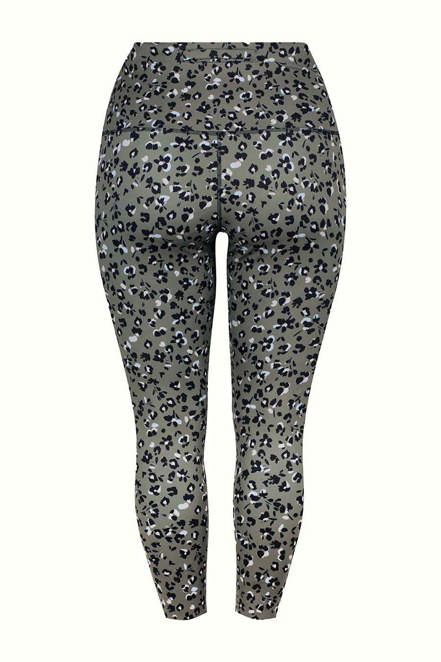 Ultra High Waist 7/8 Length Yoga Pants - Wildflower Print Workout Leggings for Women | Perfect for Gym, Running & Everyday Wear