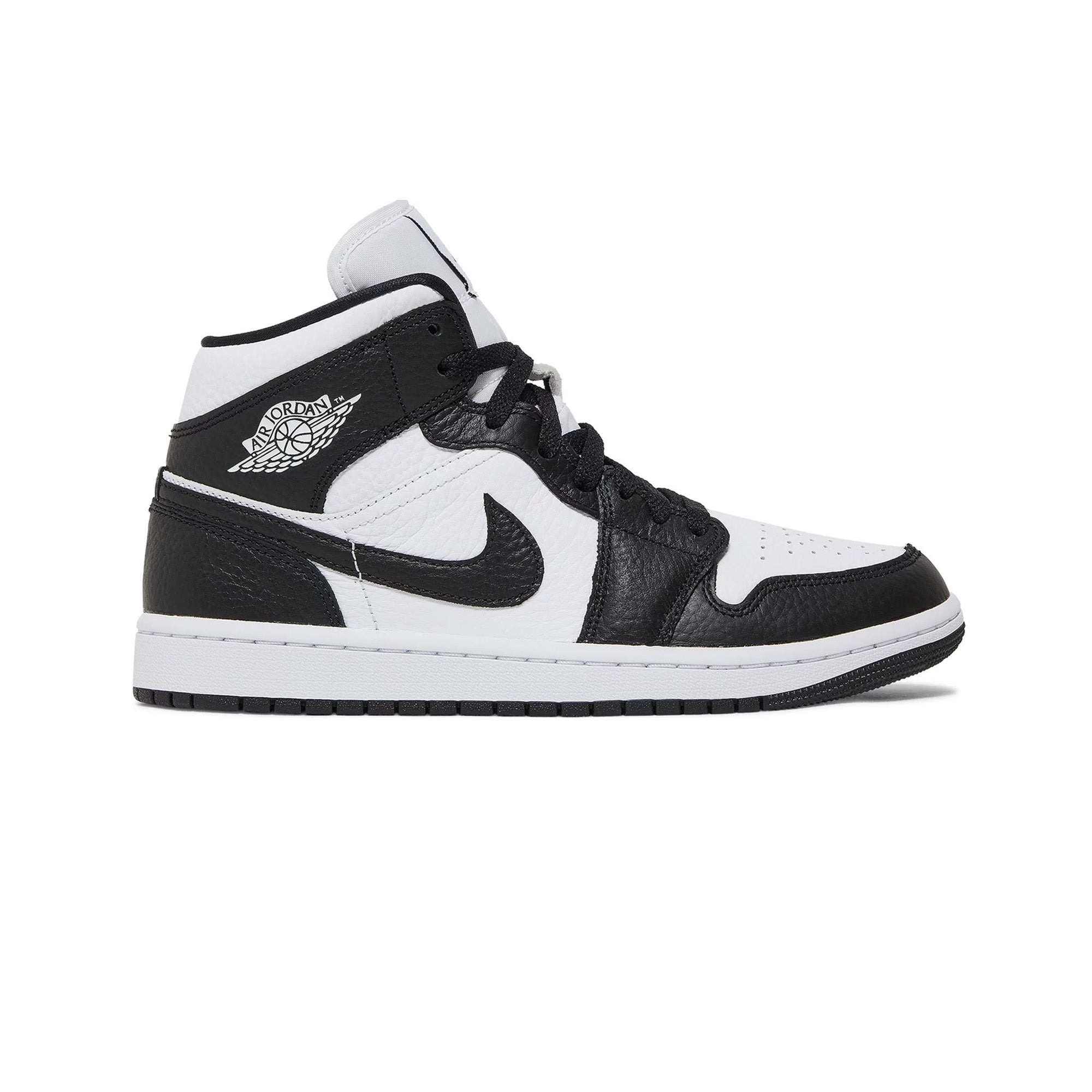 Air Jordan 1 Mid Split 'Homage Black White' Women's Basketball Shoes (2022) - Stylish Sneakers for Casual Wear, Gym & Street Fashion