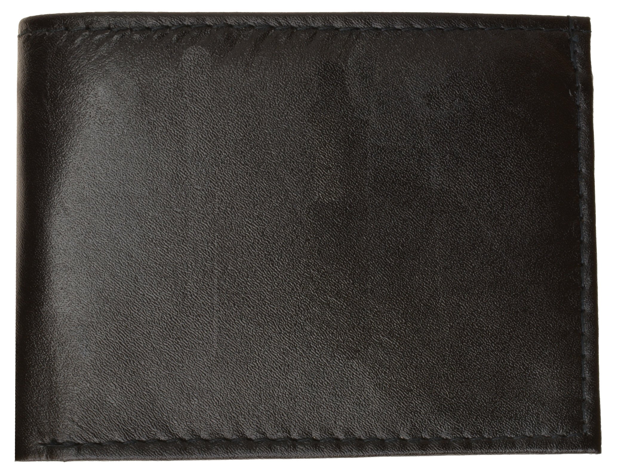 100% Genuine Leather Men's Wallet & Card Holder - Slim RFID Blocking Bifold Wallet for Men - Perfect for Everyday Use, Travel, and Business (Black #1143)