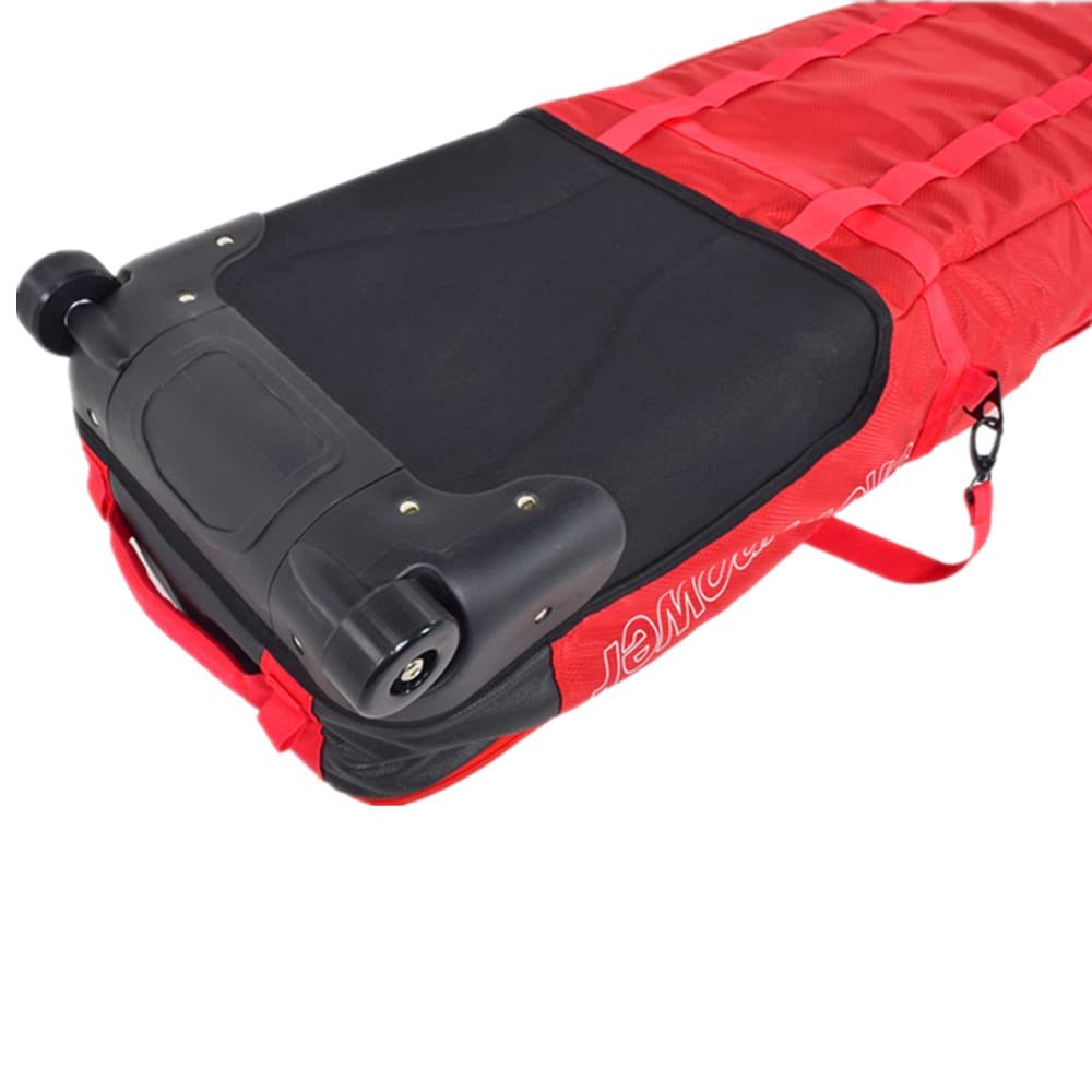 Waterproof Adjustable Ski & Snowboard Wheel Bag - Fully Padded Sport Tent for Travel & Storage | Perfect for Winter Sports Equipment Protection & Transportation