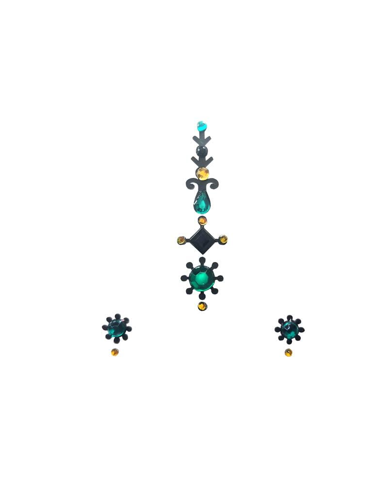 Comet Busters Face Gems - Sparkling Eye Jewels for Rave & Festival Makeup | Self-Adhesive Face Rhinestones & Bindi Eye Decorations (JEWEYE001-2) | Perfect for Costume Parties, Halloween & Cosplay