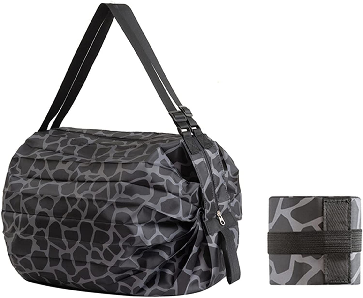TTEDOYE Reusable Grocery Bags - Foldable Eco-Friendly Shopping Tote with Shoulder Strap, Large Capacity Travel Storage Bag for Groceries, Sports, Picnic, Camping & Beach (Color: A3) | Perfect for Supermarket Trips, Outdoor Adventures & Daily Errands