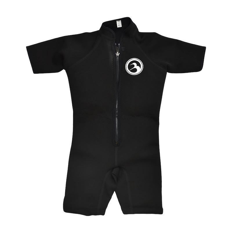 Barefoot Iron Short Sleeve Wetsuit for Men & Women - 2mm Neoprene Surfing, Diving & Water Sports Wetsuit - Comfortable & Flexible for Swimming, Snorkeling & Beach Activities