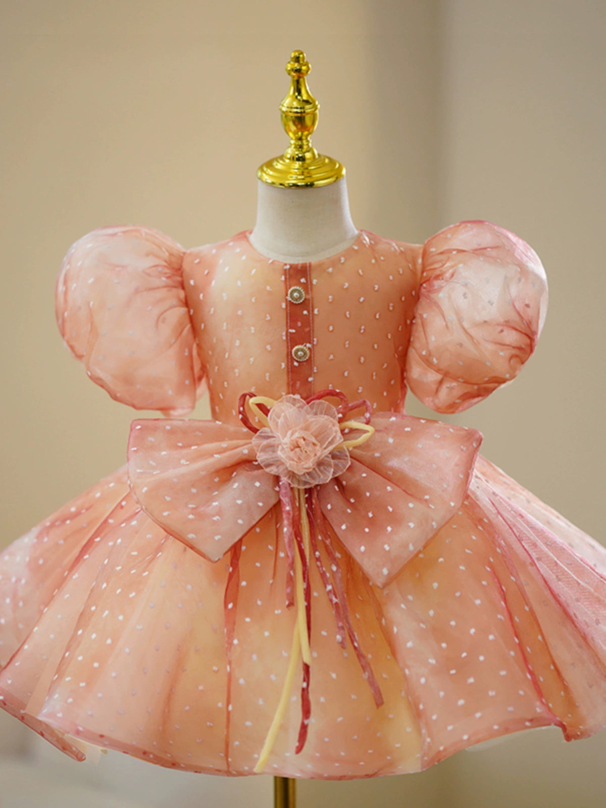 Adorable Baby Girl Puffy Fairy Tale Princess Dress for Toddler Birthday Party | Elegant Party Gown for Special Occasions & Photo Shoots