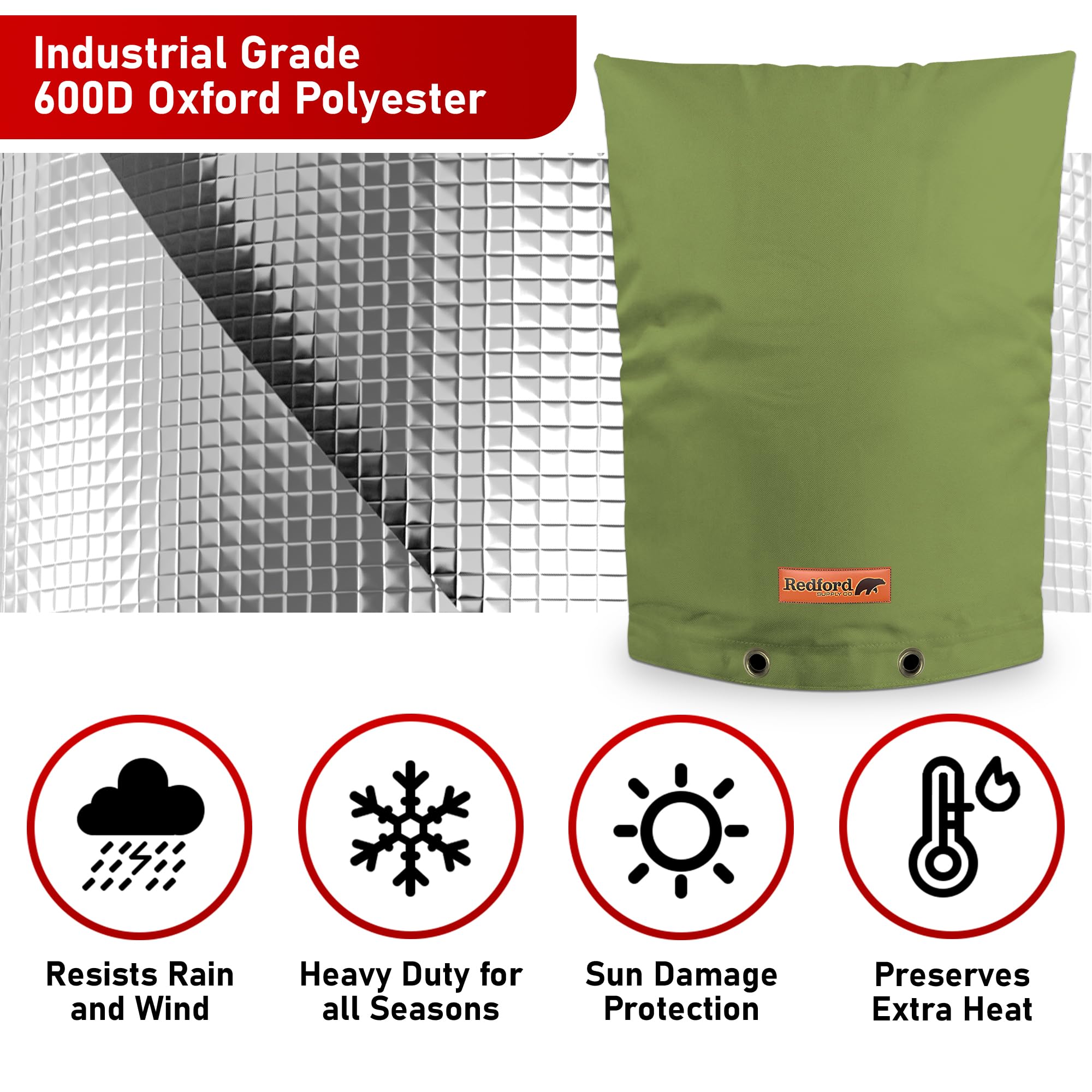 Redford Supply Co. Extreme Cold Snap (0°F) Backflow Preventer Cover - 20