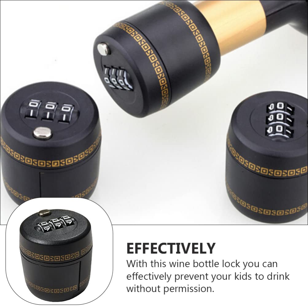 Premium Vacuum Wine Bottle Stopper with Lock Code - Airtight Seal for Whiskey, Liquor & Champagne Preservation - Perfect for Home Bars, Parties & Gifts