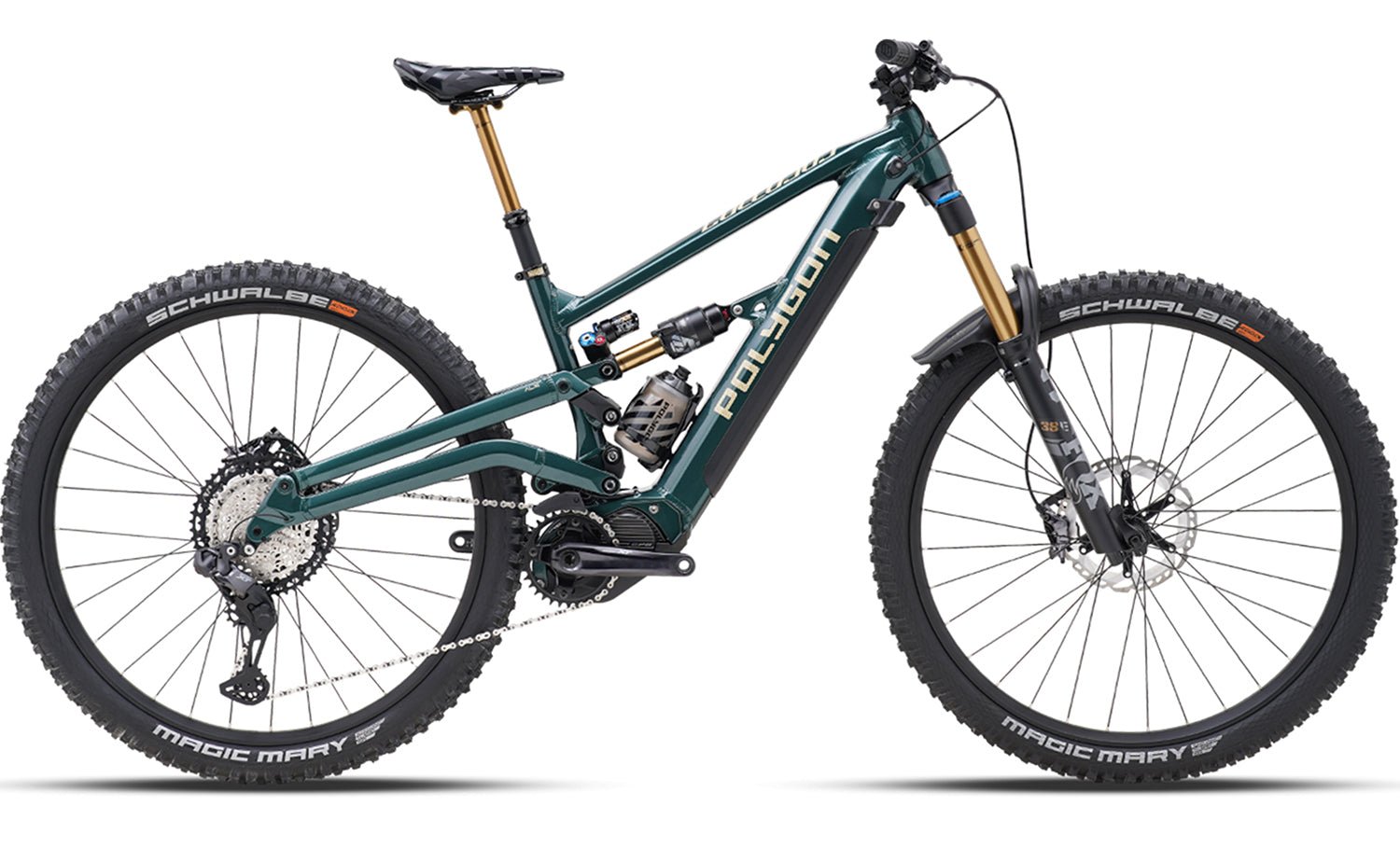 Polygon Collosus N8XE Electric Mountain Bike - Full Suspension E-Bike for Off-Road Trails & Mountain Adventures | Perfect for Commuting, Trail Riding & Outdoor Exploration