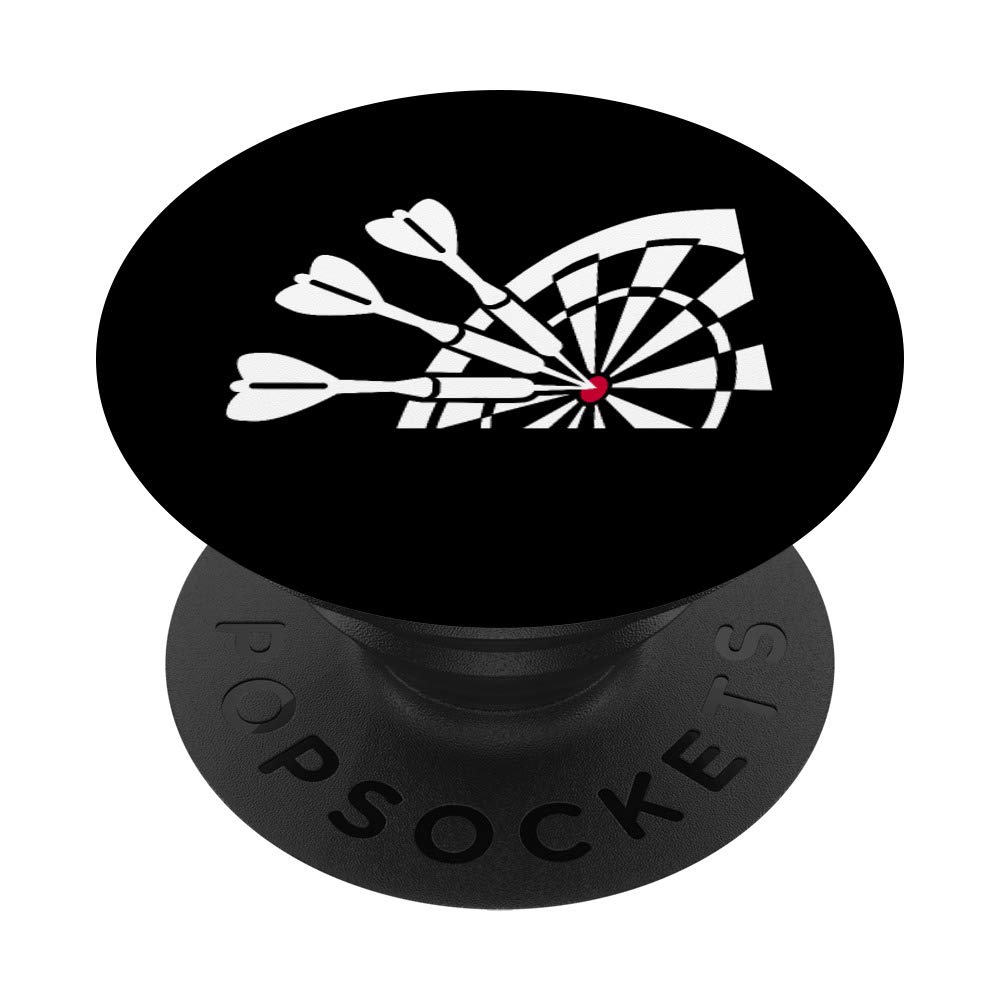 Premium Dartboard Design PopSockets Phone Grip & Stand - Expandable Kickstand for Smartphones & Tablets | Perfect for Game Rooms, Sports Bars & Dart Enthusiasts