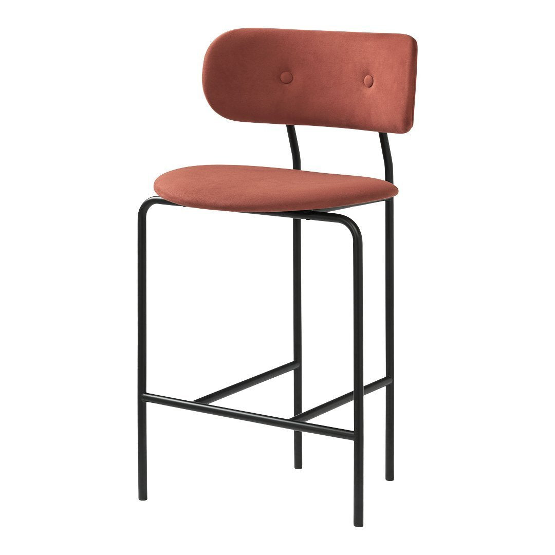 Sturdy Coco Counter Chair - Adjustable Height Bar Stool with Backrest for Kitchen Island, Breakfast Nook & Home Decor