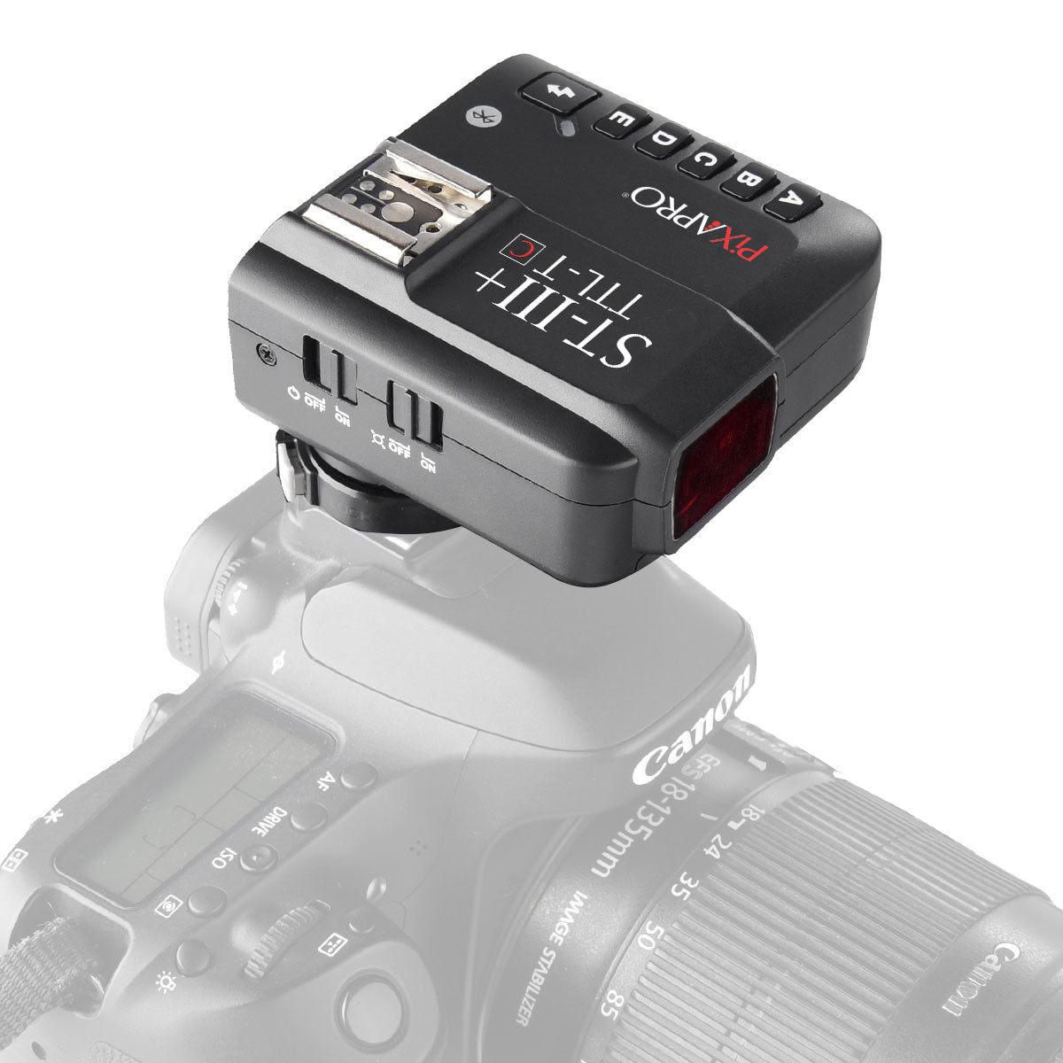 PRO ST III Plus 2.4GHz TTL Flash Trigger with High Speed Sync & Bluetooth (X2T) - Professional Wireless Flash Sync for DSLR & Mirrorless Cameras - Perfect for Studio, Portrait & Event Photography