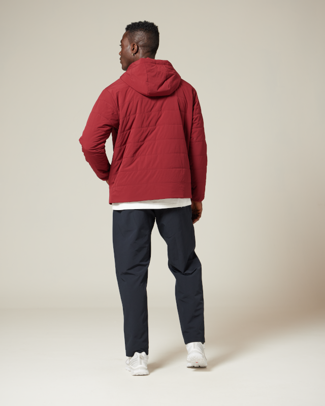 Flexible Insulated Zip Up Hoodie for Men & Women - Lightweight Winter Jacket with Warm Lining - Perfect for Outdoor Activities, Hiking & Casual Wear