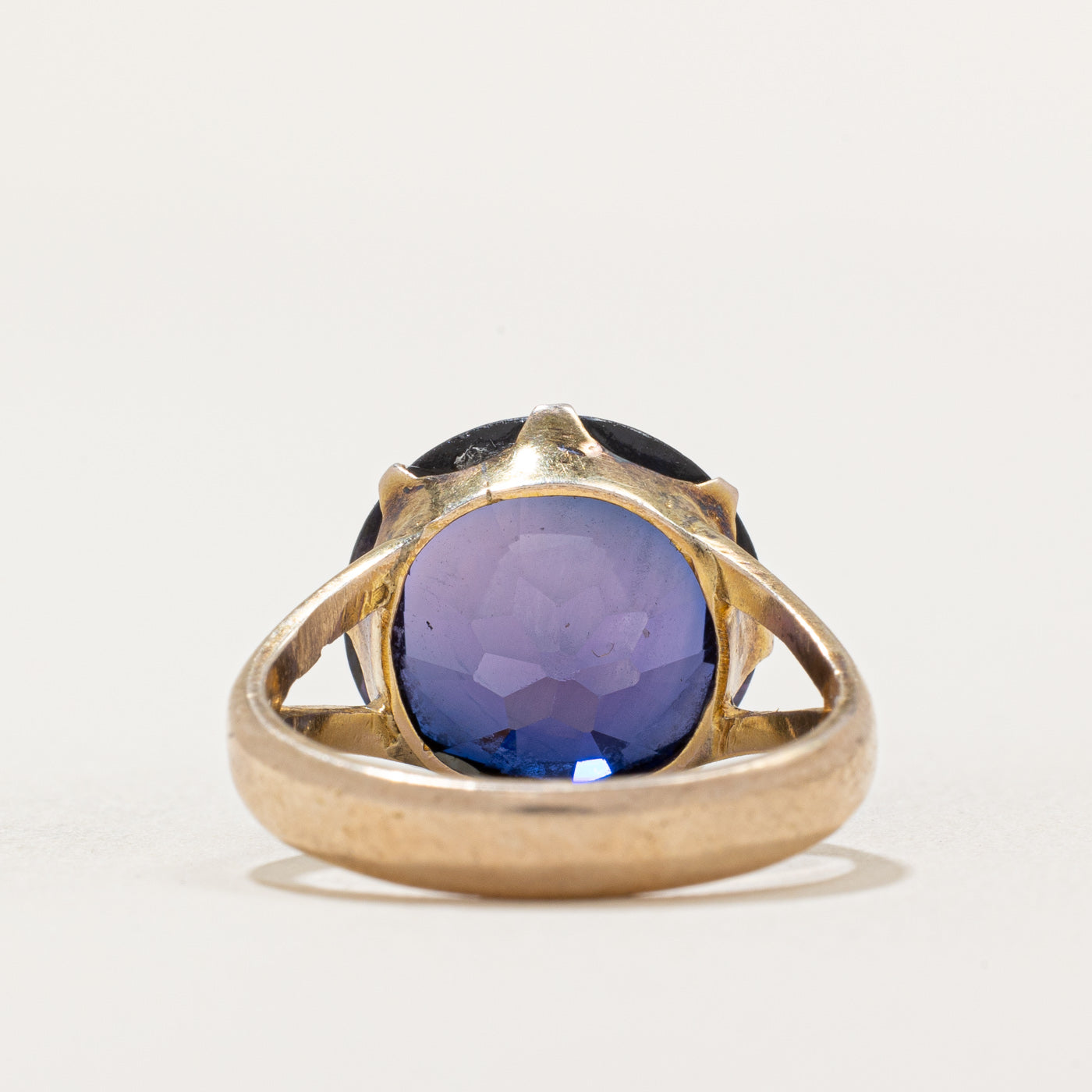 7.50ct Synthetic Color Changing Sapphire Cocktail Ring - Size 4.75 | Elegant Jewelry for Evening Parties, Weddings & Special Occasions