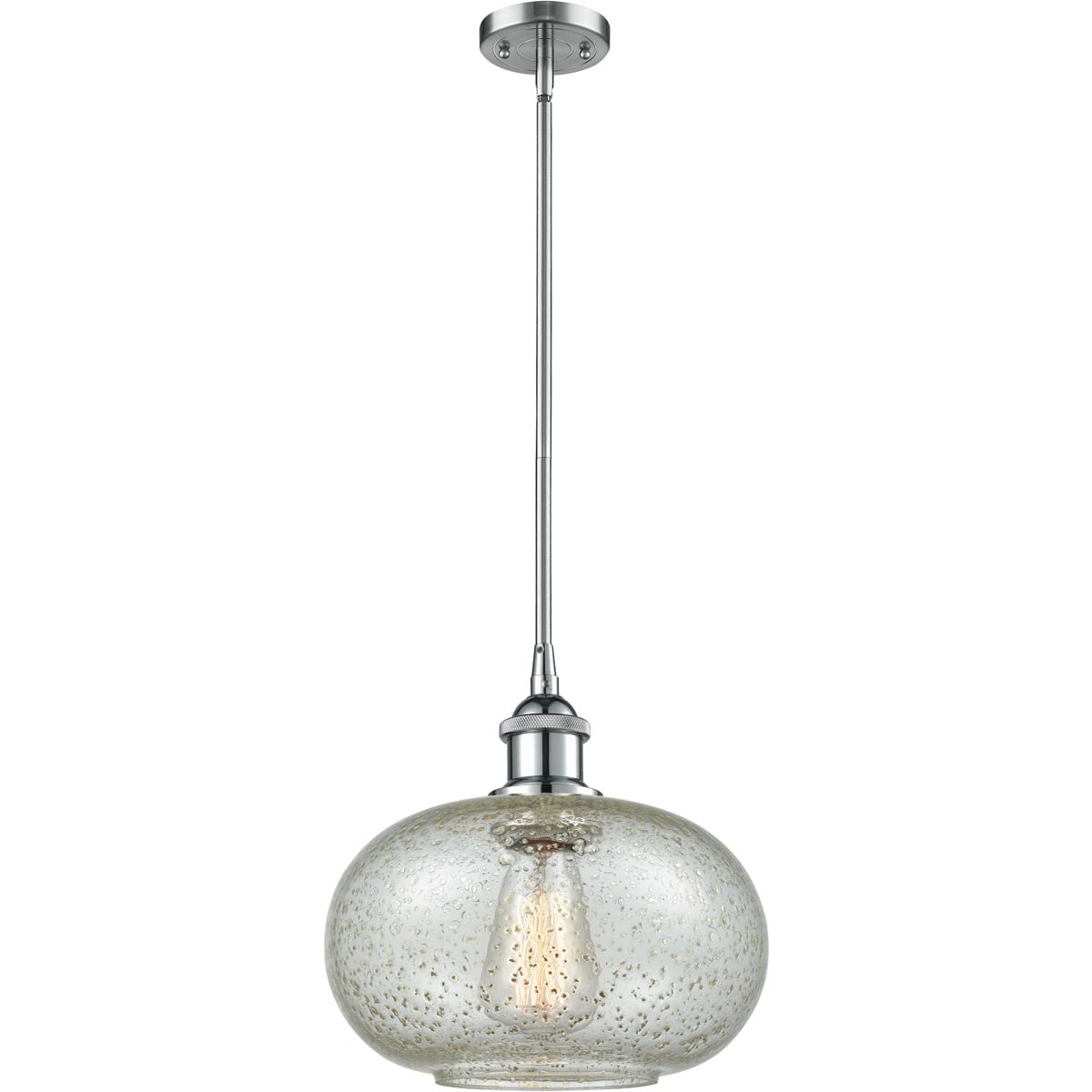 Innovations 516-1S-PC-G249-LED 1 Light Vintage Dimmable LED Pendant Light Fixture in Polished Chrome - Perfect for Kitchen Island, Dining Room, or Bar Counter Lighting