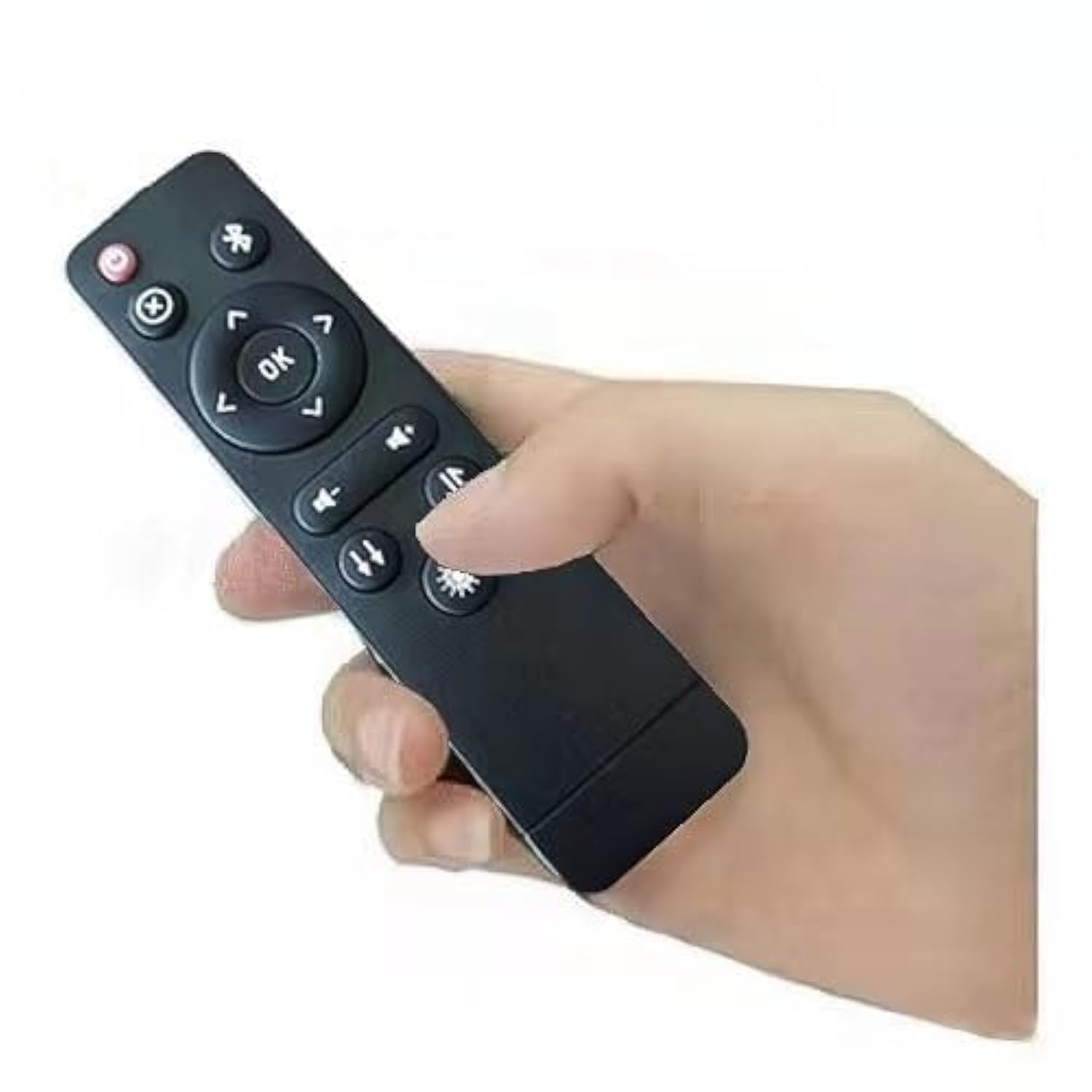 Wireless Remote Control for Teleprompter with Bluetooth Connectivity - Includes Windows Teleprompter App, Silent Operation Button - Perfect for Video Recording, Live Streaming & Professional Presentations (Black)