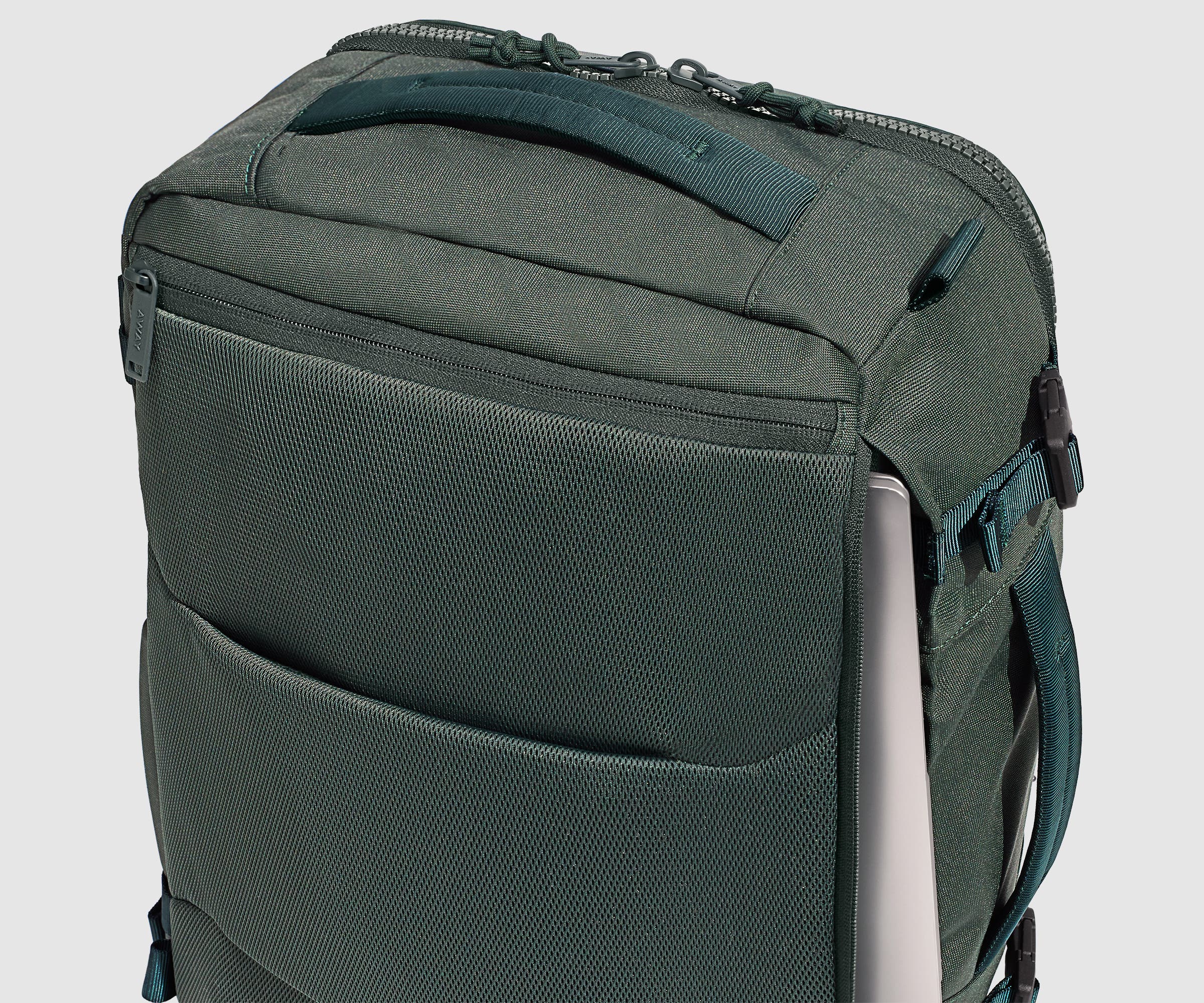 25L Active Convertible Backpack - Forest Green Water-Resistant Hiking & Travel Daypack for Outdoor Adventures & Commuting