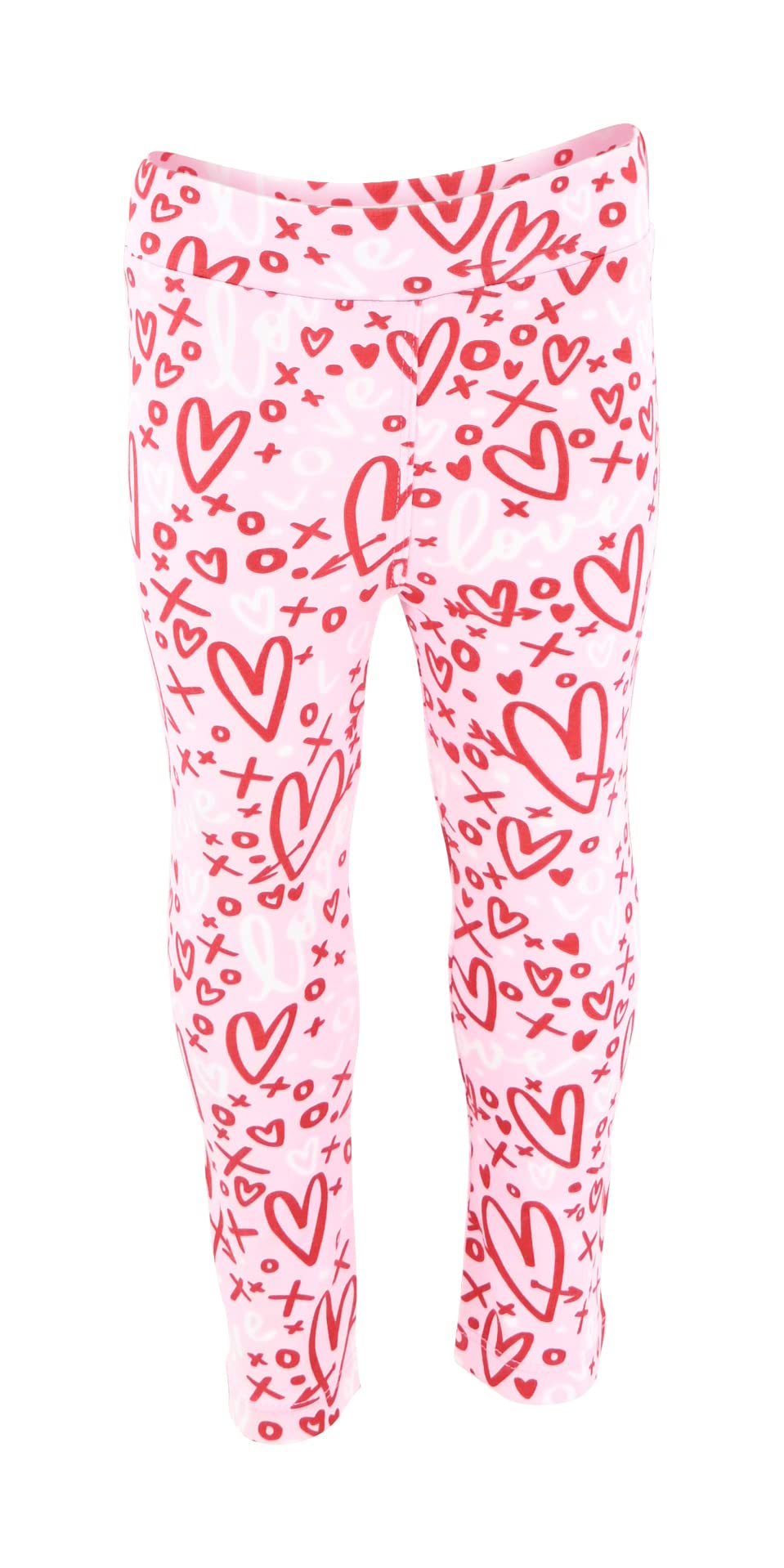 Girls 2-Piece Printed Leggings & Cross Back Shirt Set - Playtime & Casual Outfit