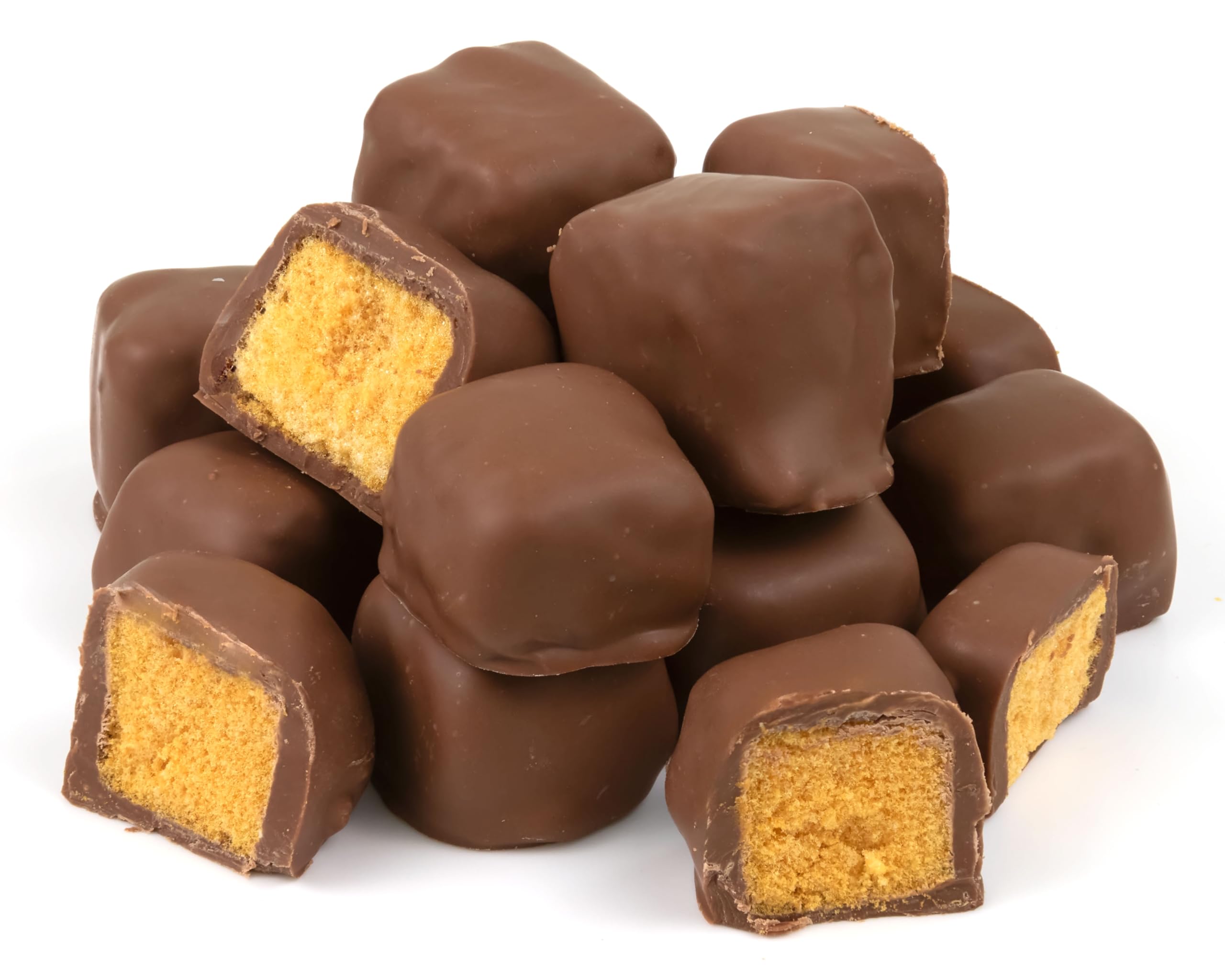 Orange Chocolate Sponge Candy - Crunchy & Sweet Gourmet Treat - Perfect for Gifts, Parties & Dessert Lovers | Bulk Candy for Holidays, Birthdays & Special Occasions