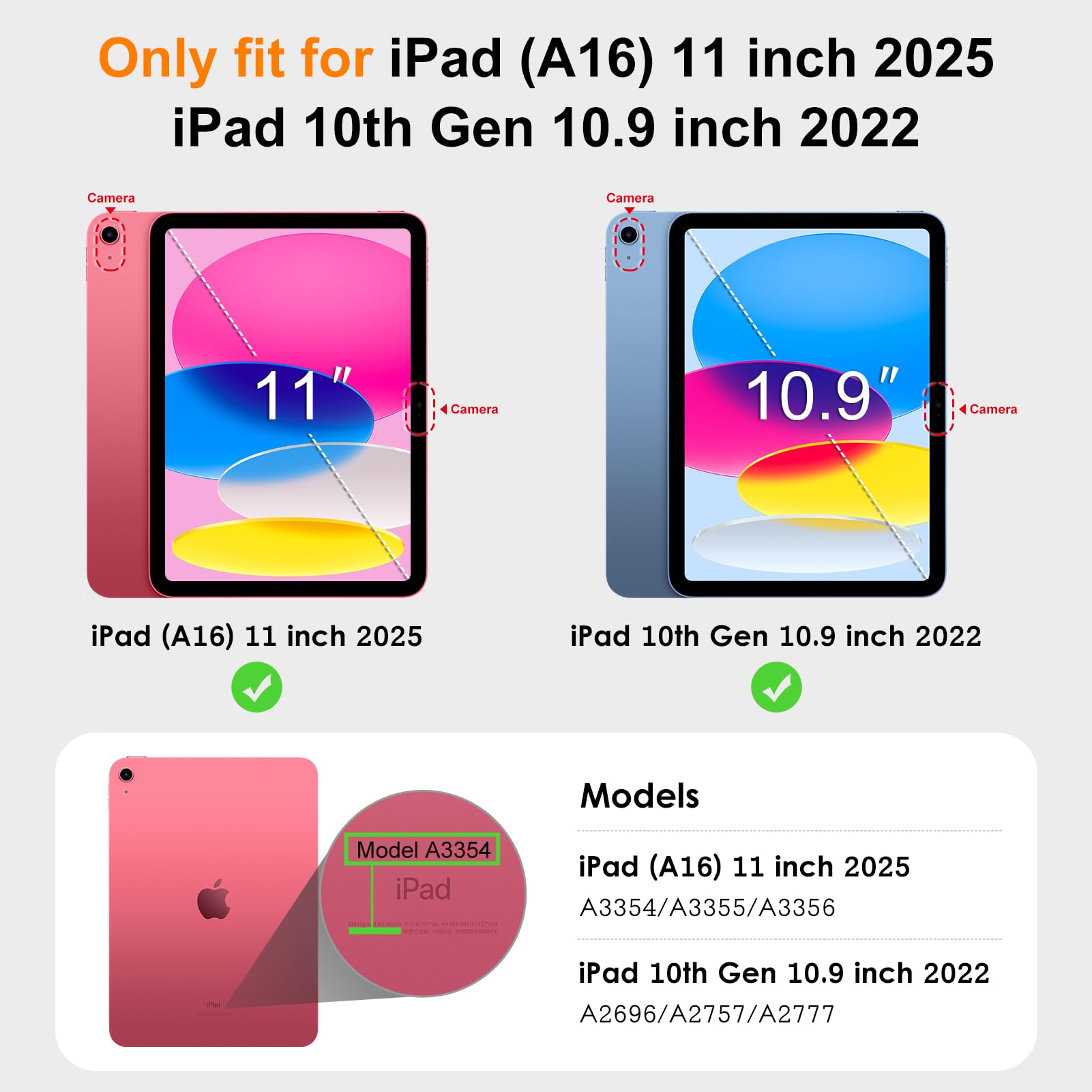 DTTO 360° Rotating Leather Case for iPad 11th Gen (2025) & 10th Gen (2022) - Premium Folio Stand Cover with Apple Pencil Holder, Brown - Perfect for Work, Study & Travel