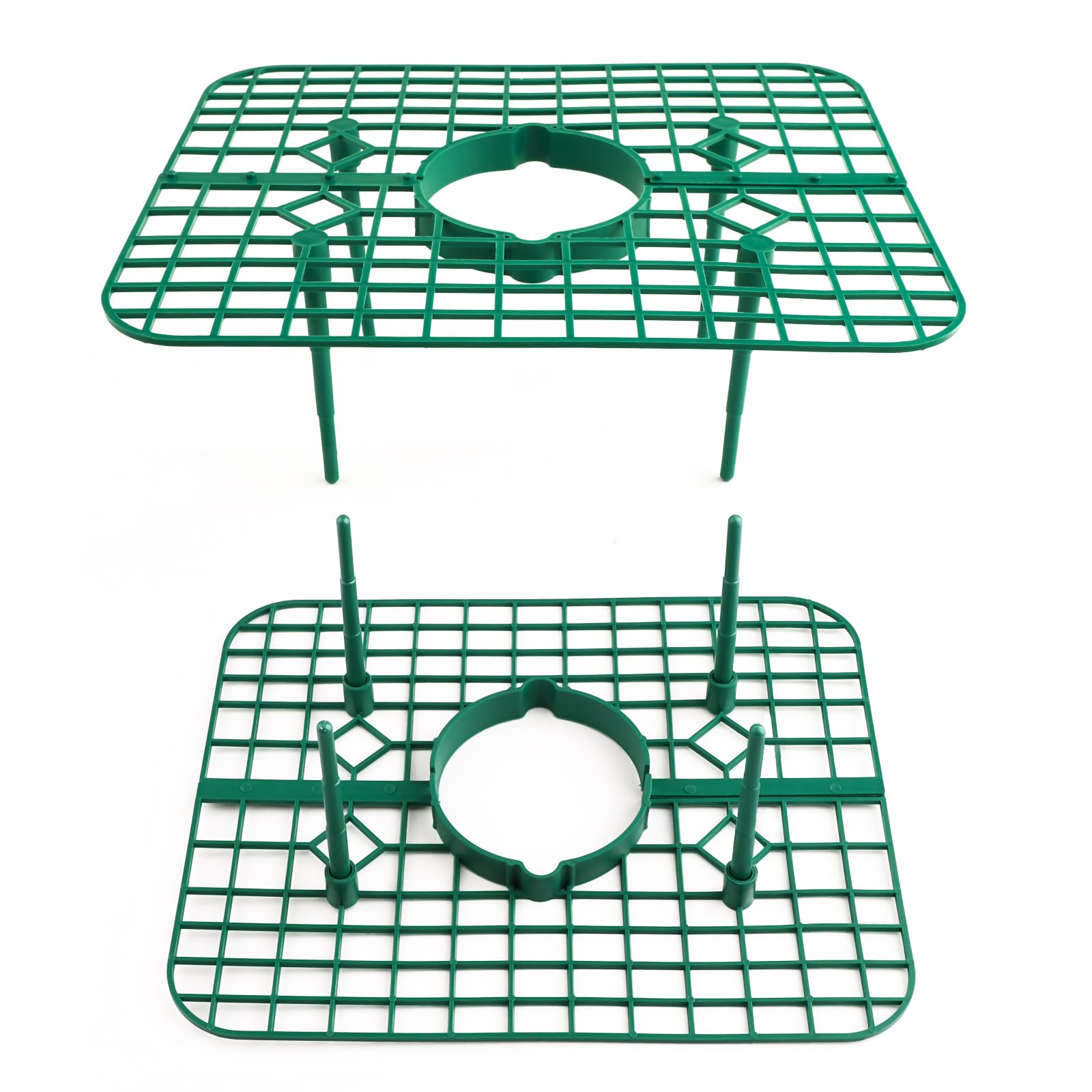 10 Pack Strawberry Plant Supports - Heavy Duty Metal Growing Stands for Healthy Strawberry Plants | Keeps Berries Clean & Off the Ground | Ideal for Garden, Raised Beds & Hydroponic Systems