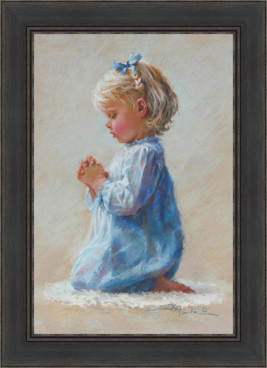 Dear Jesus by Kathryn Fincer - Christian Wall Art, Inspirational Home Decor for Living Room, Bedroom & Office - Perfect for Prayer Spaces & Gifts