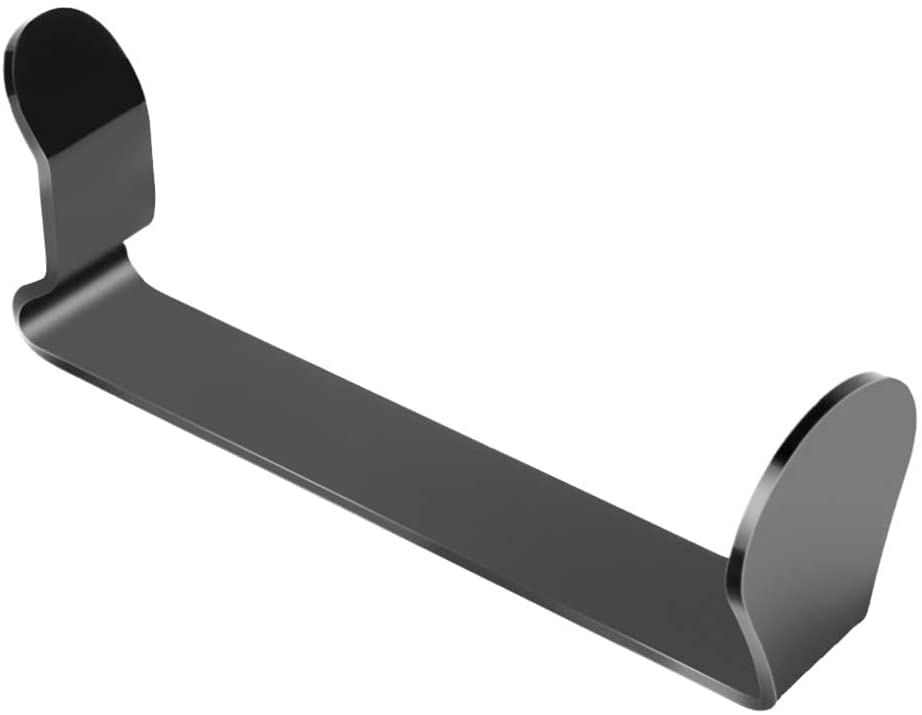 Acrylic Headphone Stand - White Headset Holder & Earphone Hanger for Desk Display - Perfect for Gaming, Office, and Home Organization