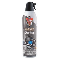 Dust-Off Jumbo Disposable Duster, 17 oz (Pack of 12) - Powerful Compressed Air for Electronics, Keyboards, and Office Cleaning