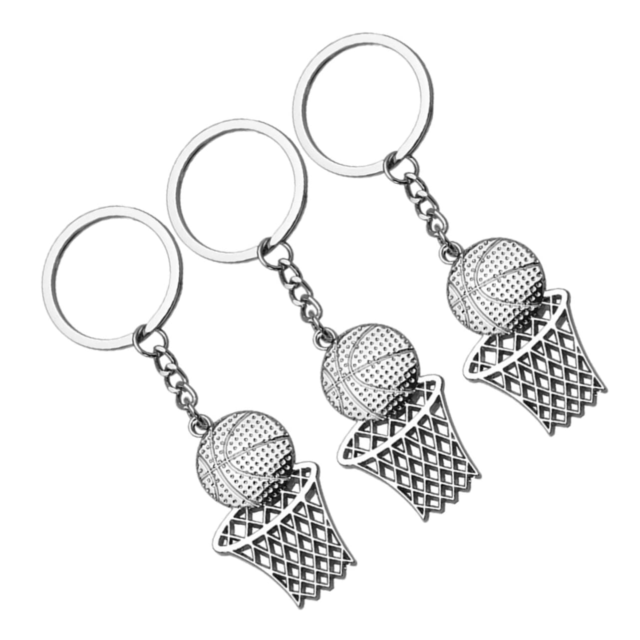 BESPORTBLE 6 Pack Basketball Keychain Set - Car Keys, Backpack Accessories, Sports Gifts for Basketball Fans | Perfect for Game Days, Team Spirit & Everyday Use