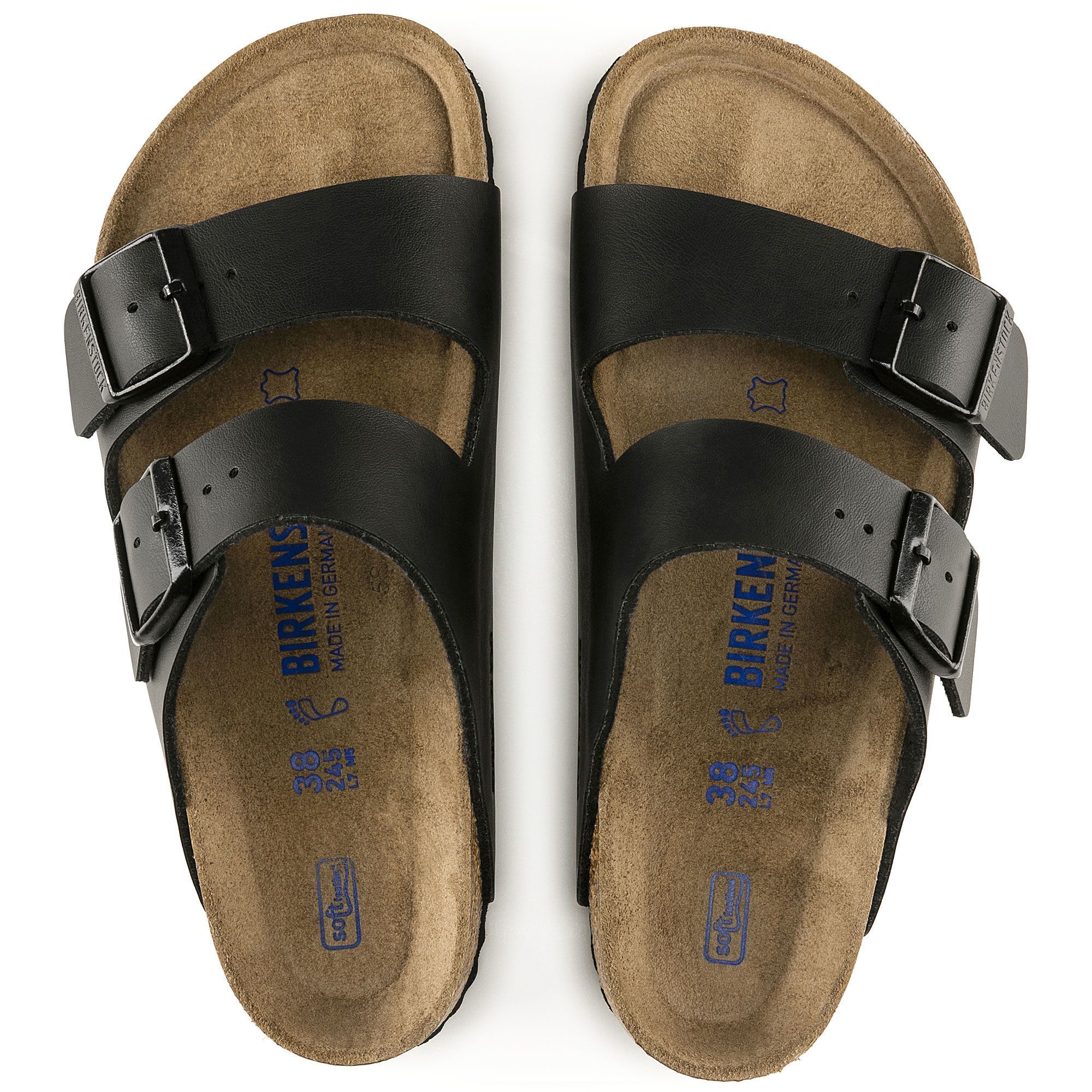 BIRKENSTOCK Arizona Soft Footbed Sandals - Unisex Comfort Shoes in Black Birko-Flor for Men & Women | Perfect for Casual Wear, Walking & Travel