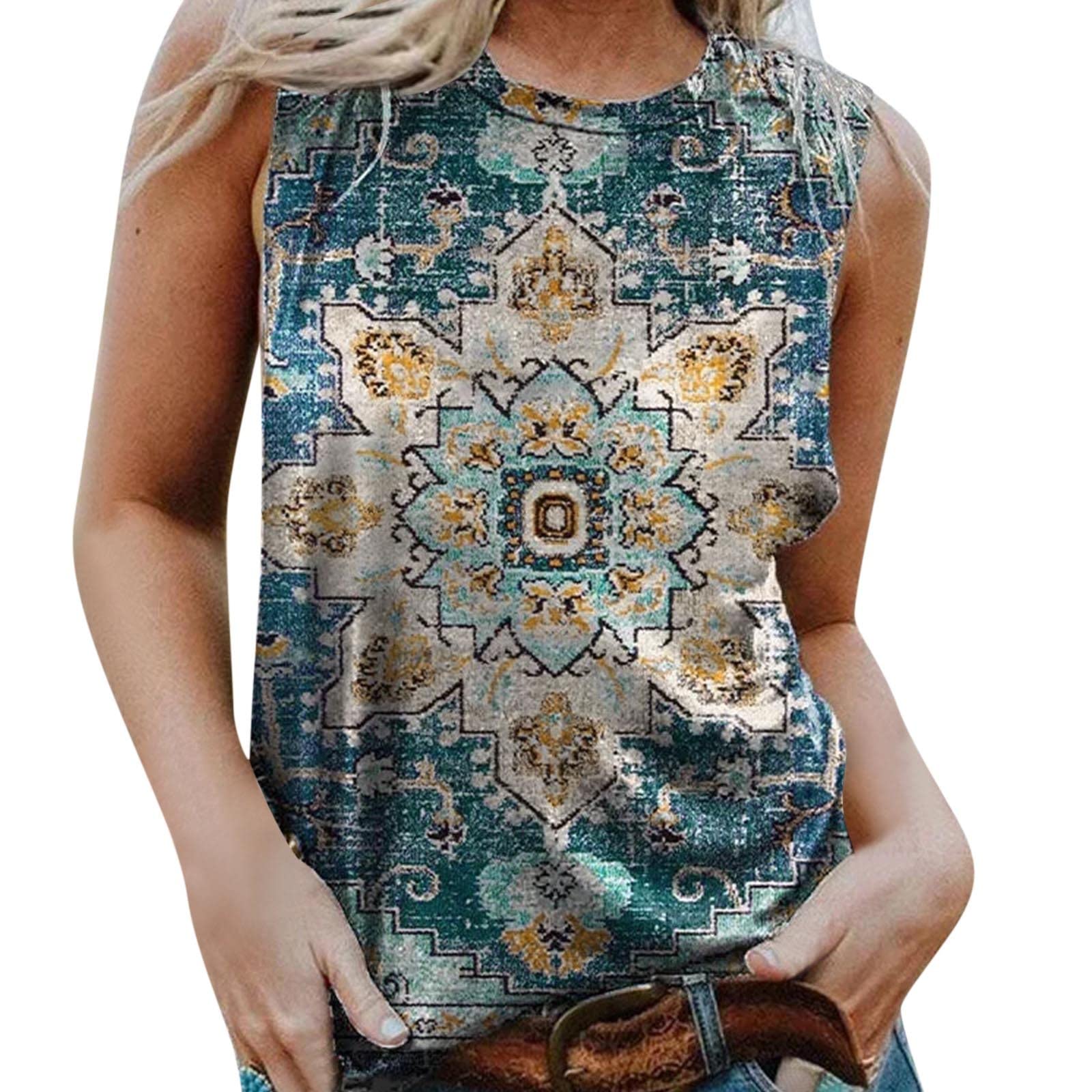 Comfortable Cami Tops for Women - Summer Workout Tee, Vintage Casual Loose Blouse | Perfect for Yoga, Gym, Beach & Everyday Wear